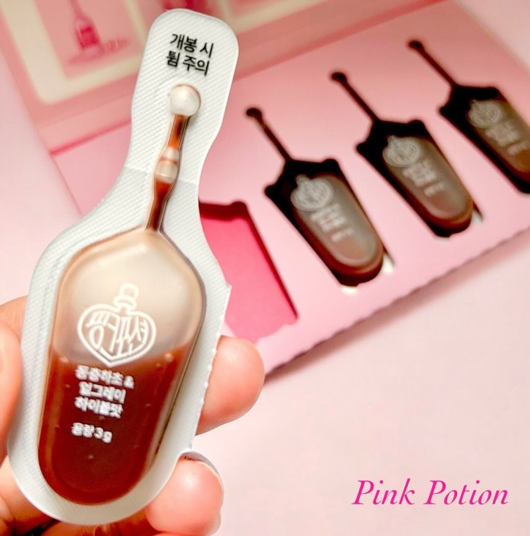 飲める美容ピンクDIYドリンク ピンクポーション ゼロカロリー・冬虫夏草/PINK POTION /美容ドリンクを使ったクチコミ（1枚目）