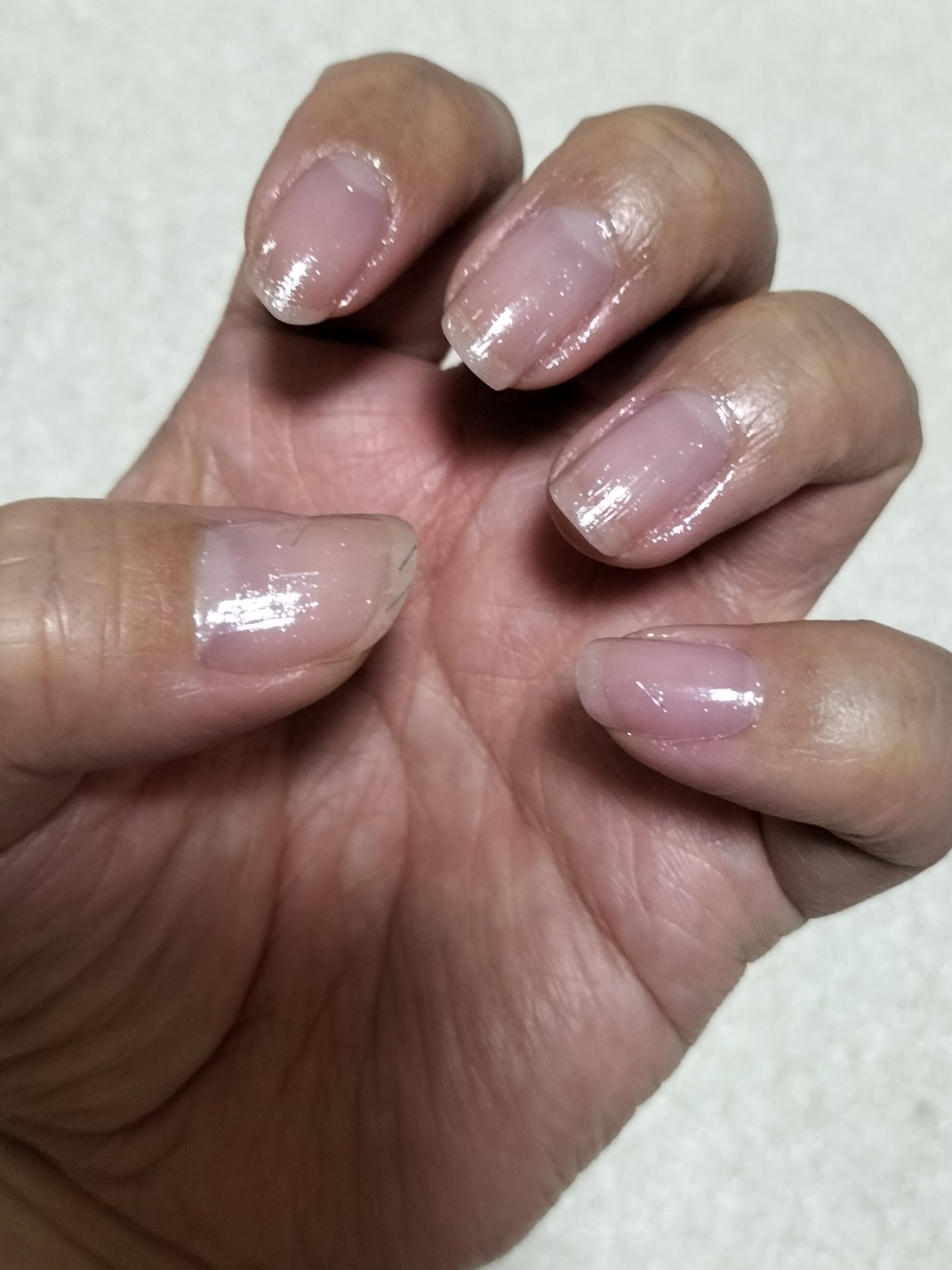 ネイルホリック つめ用ファンデ+/ネイルホリック/ネイルトップコートを使ったクチコミ（2枚目）