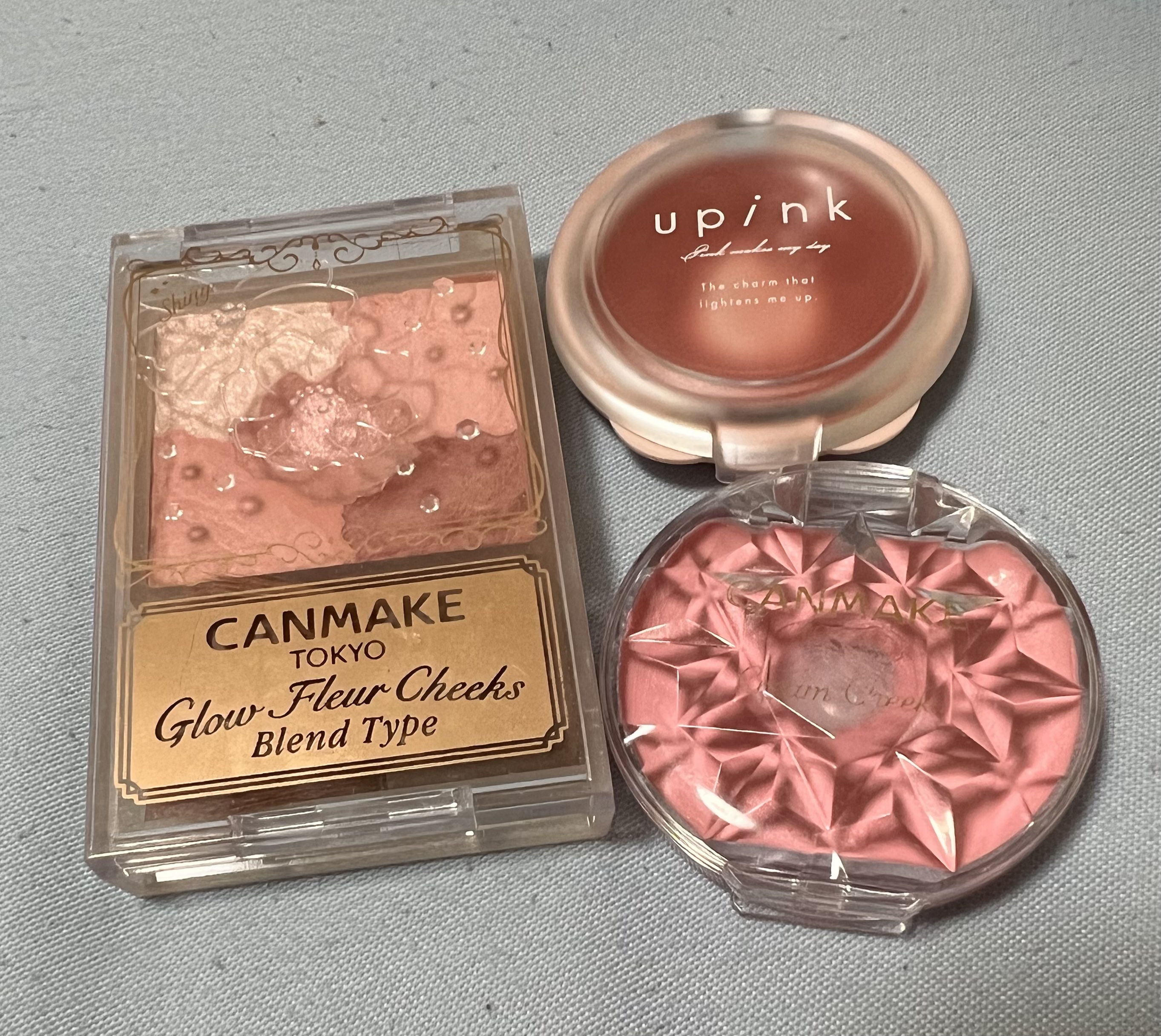 ドリーミーグロウチーク /upink/ジェル・クリームチークを使ったクチコミ（1枚目）