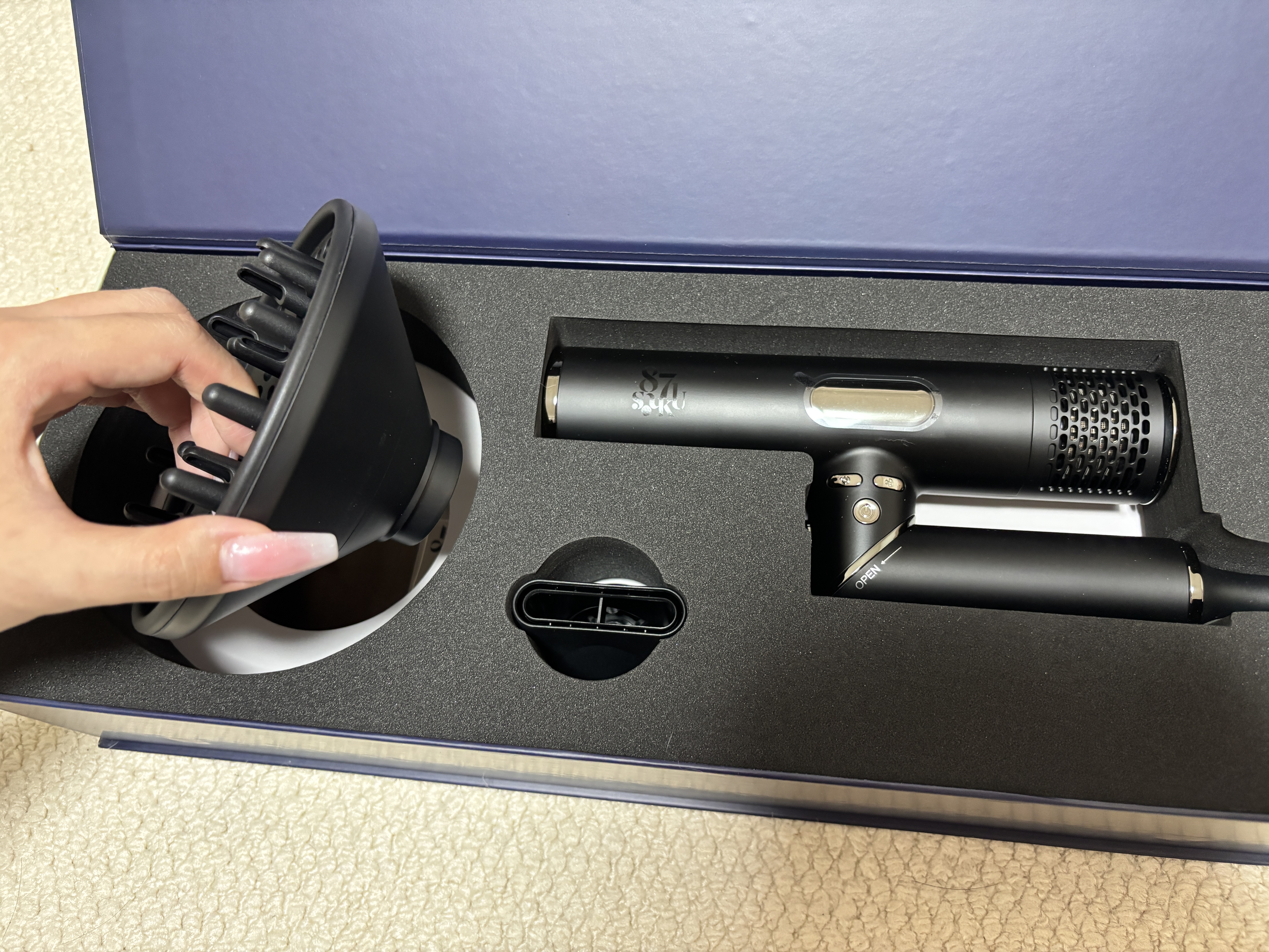 87saku ハナサク ヘアドライヤー/87saku/ドライヤーを使ったクチコミ（1枚目）