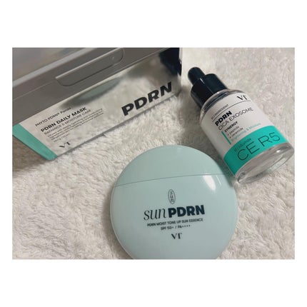 PDRN モイスト トーンアップ サン エッセンス/VT/日焼け止めローションを使ったクチコミ(1枚目)