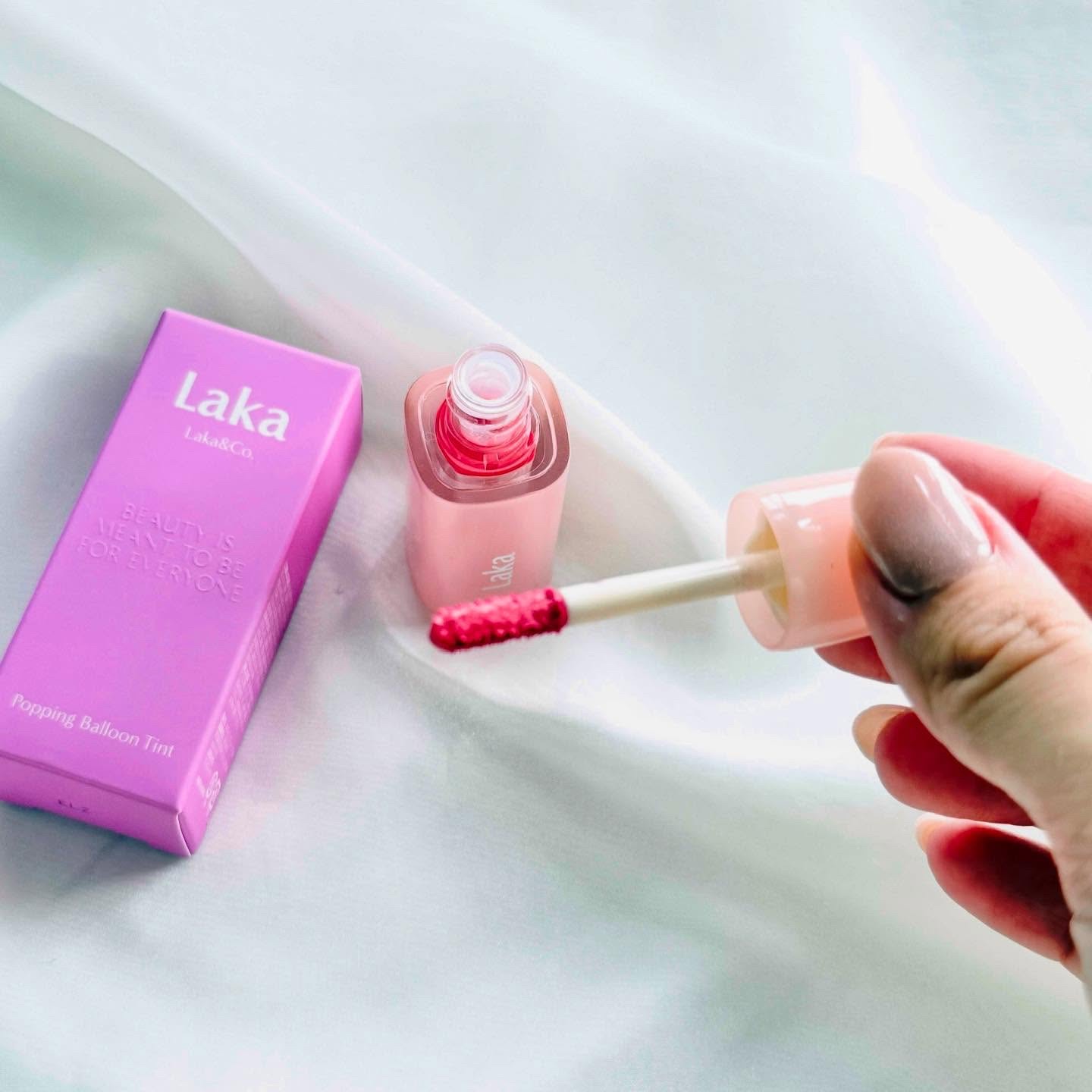 ポッピングバルーンティント/Laka/リップティントを使ったクチコミ（2枚目）