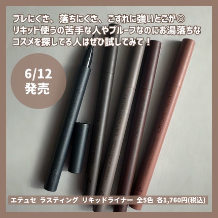 エテュセ ラスティング リキッドライナー/ettusais/リキッドアイライナーを使ったクチコミ(5枚目)