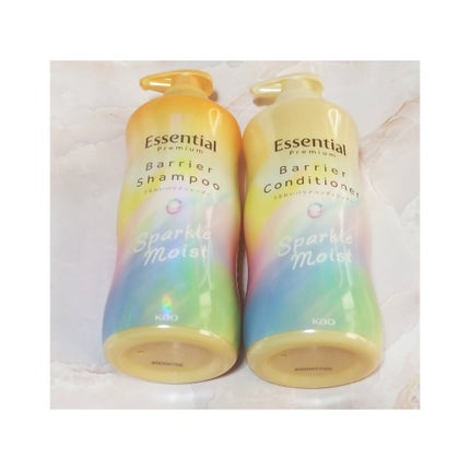 エッセンシャルプレミアム バリアシャンプー・コンディショナー スパークルモイスト/エッセンシャル/市販シャンプーを使ったクチコミ(1枚目)