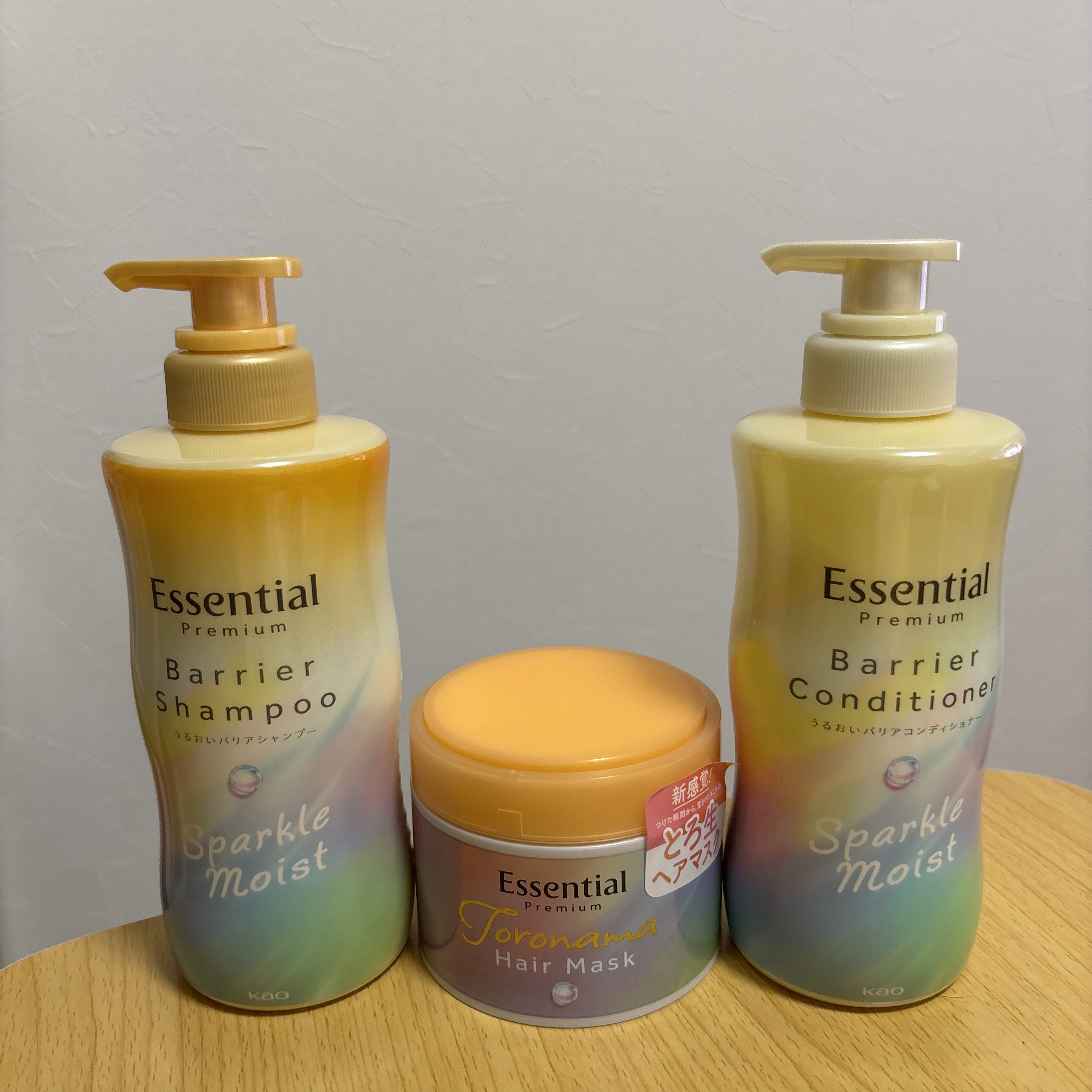 エッセンシャルプレミアム バリアシャンプー・コンディショナー スパークルモイスト/エッセンシャル/市販シャンプーを使ったクチコミ（1枚目）