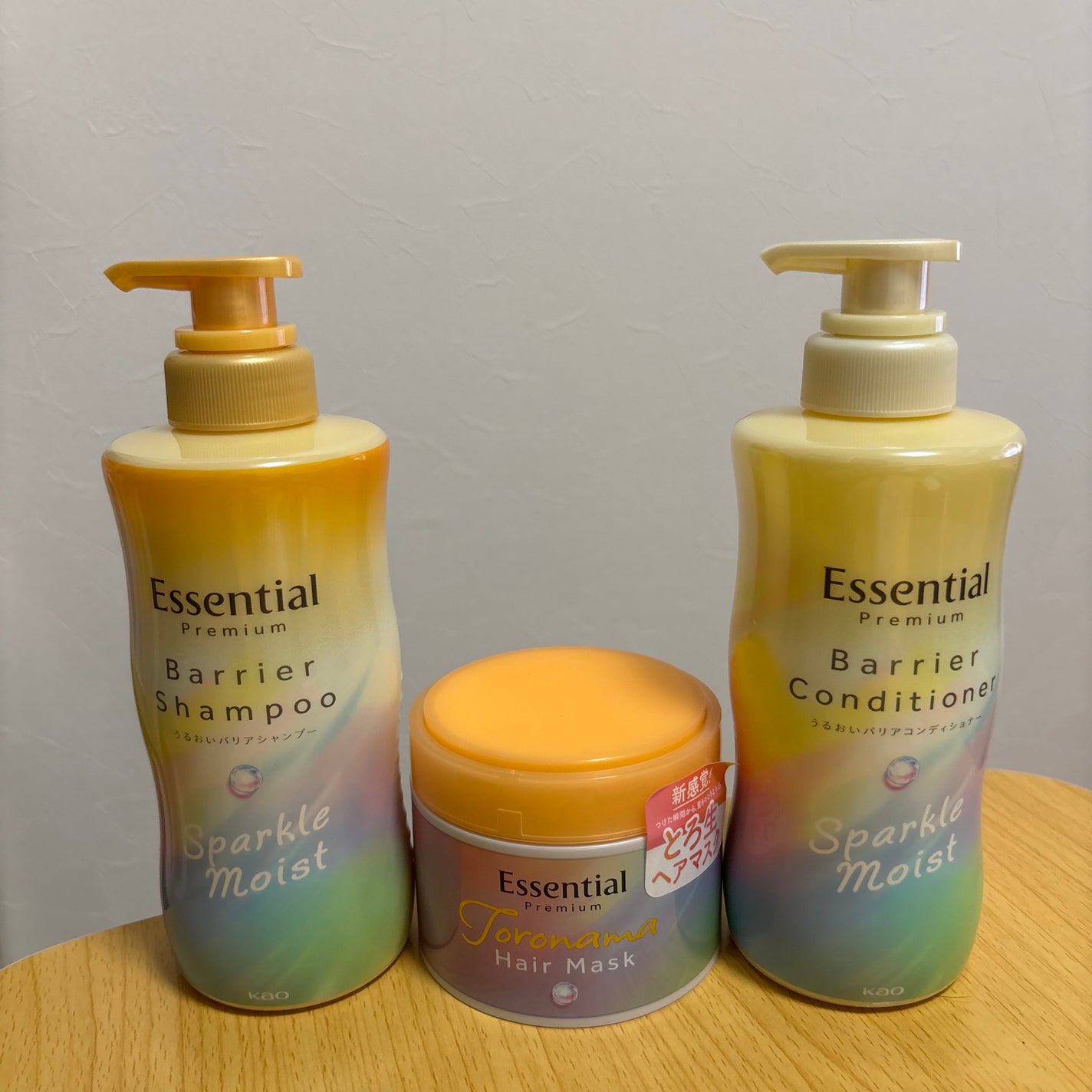 エッセンシャルプレミアム バリアシャンプー・コンディショナー スパークルモイスト/エッセンシャル/市販シャンプーを使ったクチコミ(1枚目)