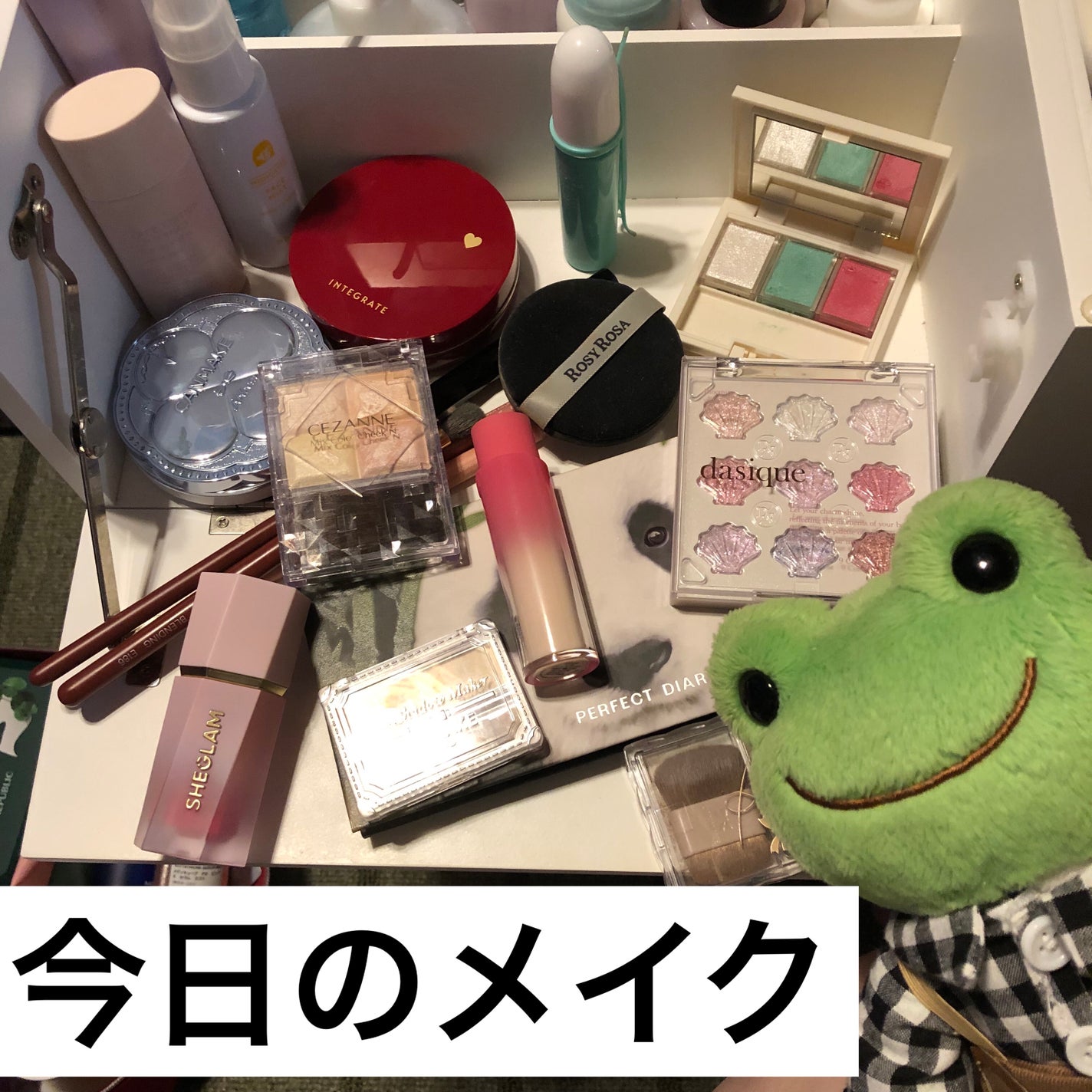 ミックスカラーチーク/CEZANNE/パウダーチークを使ったクチコミ(1枚目)