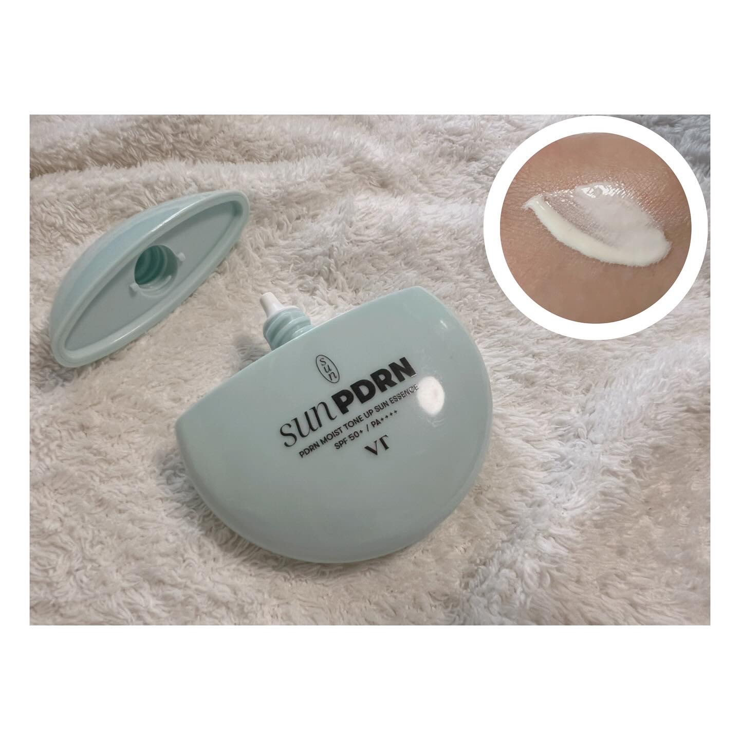 PDRN モイスト トーンアップ サン エッセンス/VT/日焼け止めローションを使ったクチコミ（3枚目）