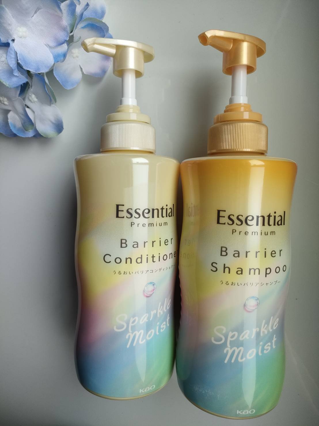 エッセンシャルプレミアム バリアシャンプー・コンディショナー スパークルモイスト/エッセンシャル/市販シャンプーを使ったクチコミ（1枚目）