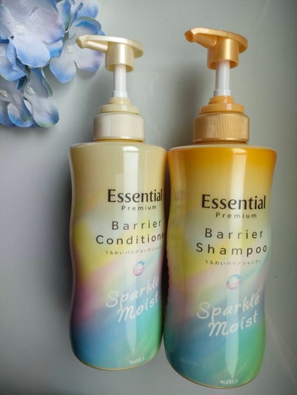エッセンシャルプレミアム バリアシャンプー・コンディショナー スパークルモイスト/エッセンシャル/市販シャンプーを使ったクチコミ(1枚目)