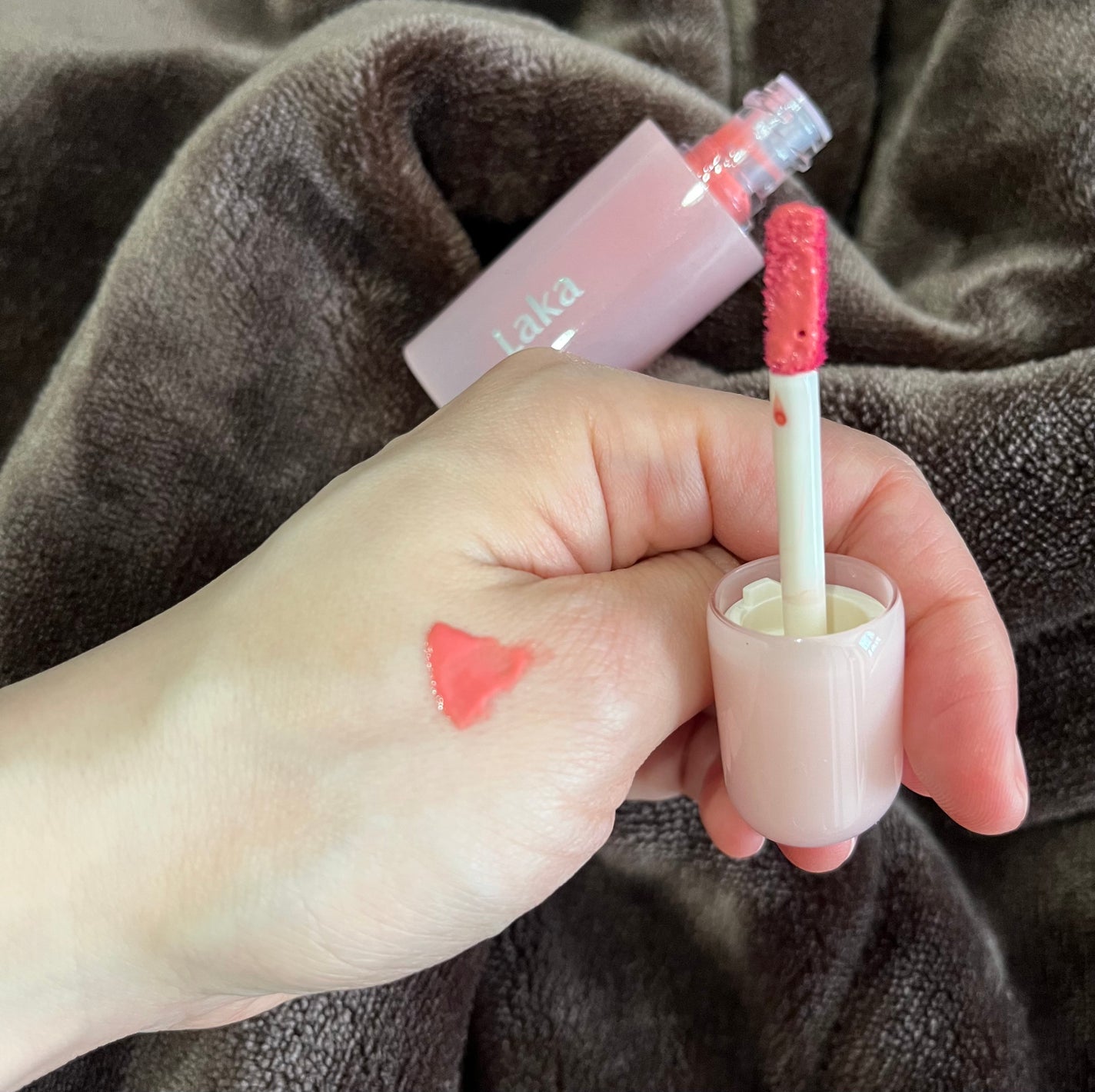 ポッピングバルーンティント/Laka/リップティントを使ったクチコミ(2枚目)