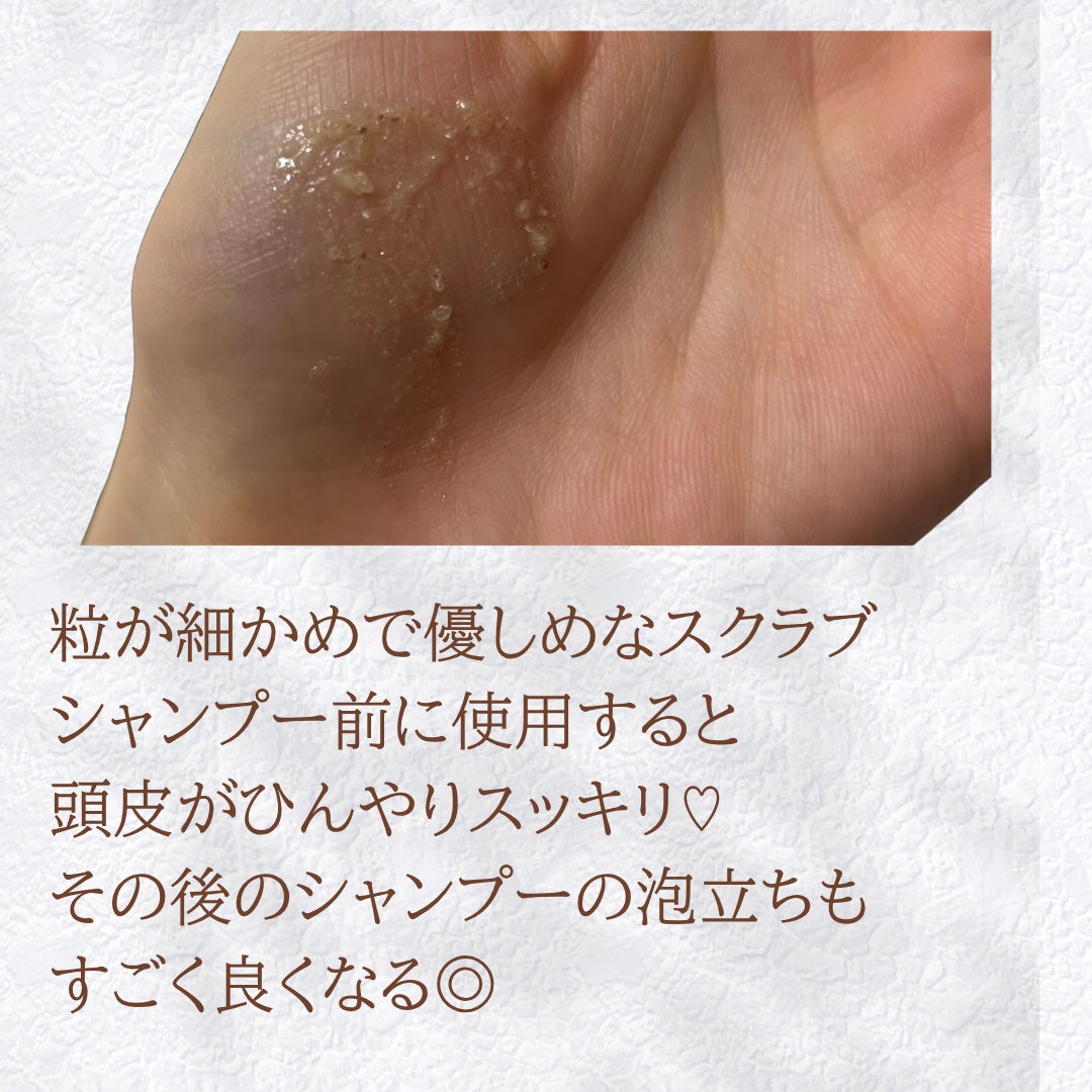 シーソルトセラピースカルプスケーラー/GROWUS/ヘッドスクラブを使ったクチコミ(2枚目)