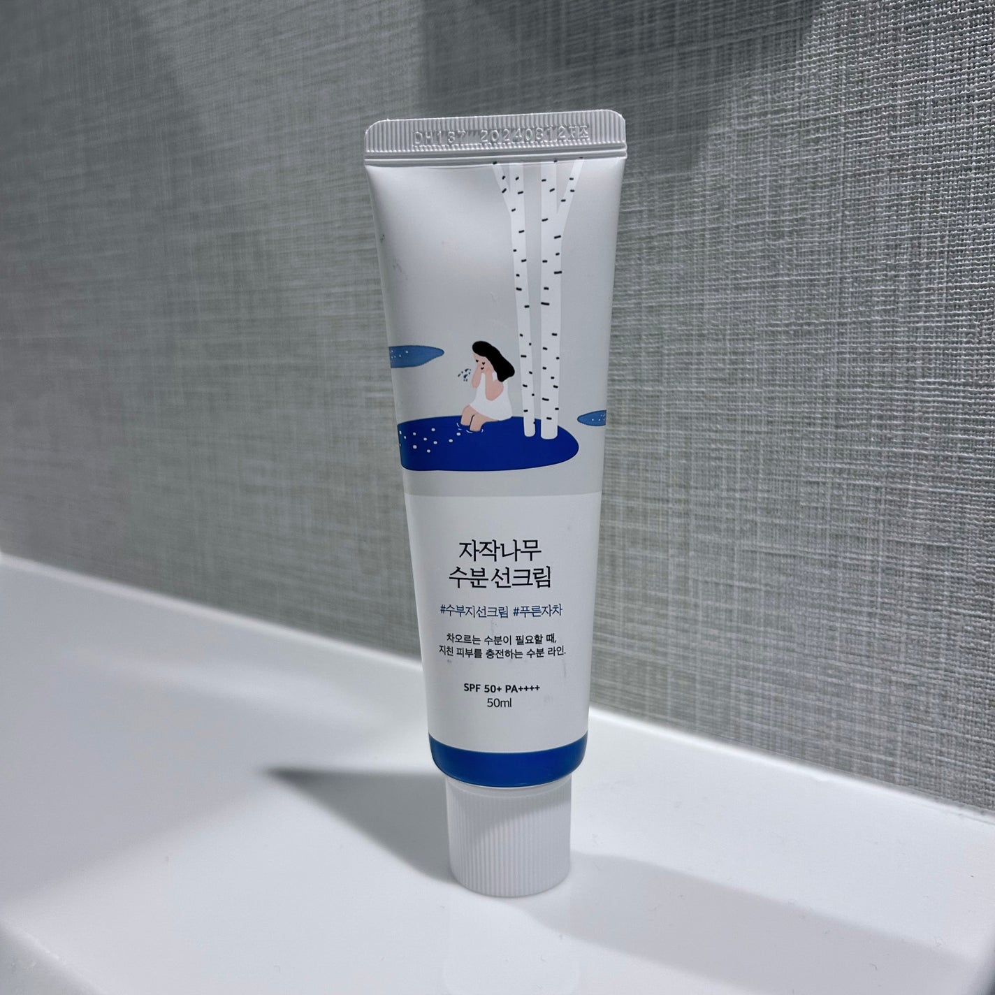 白樺水分uvクリーム/ROUND LAB/日焼け止めクリームを使ったクチコミ(1枚目)