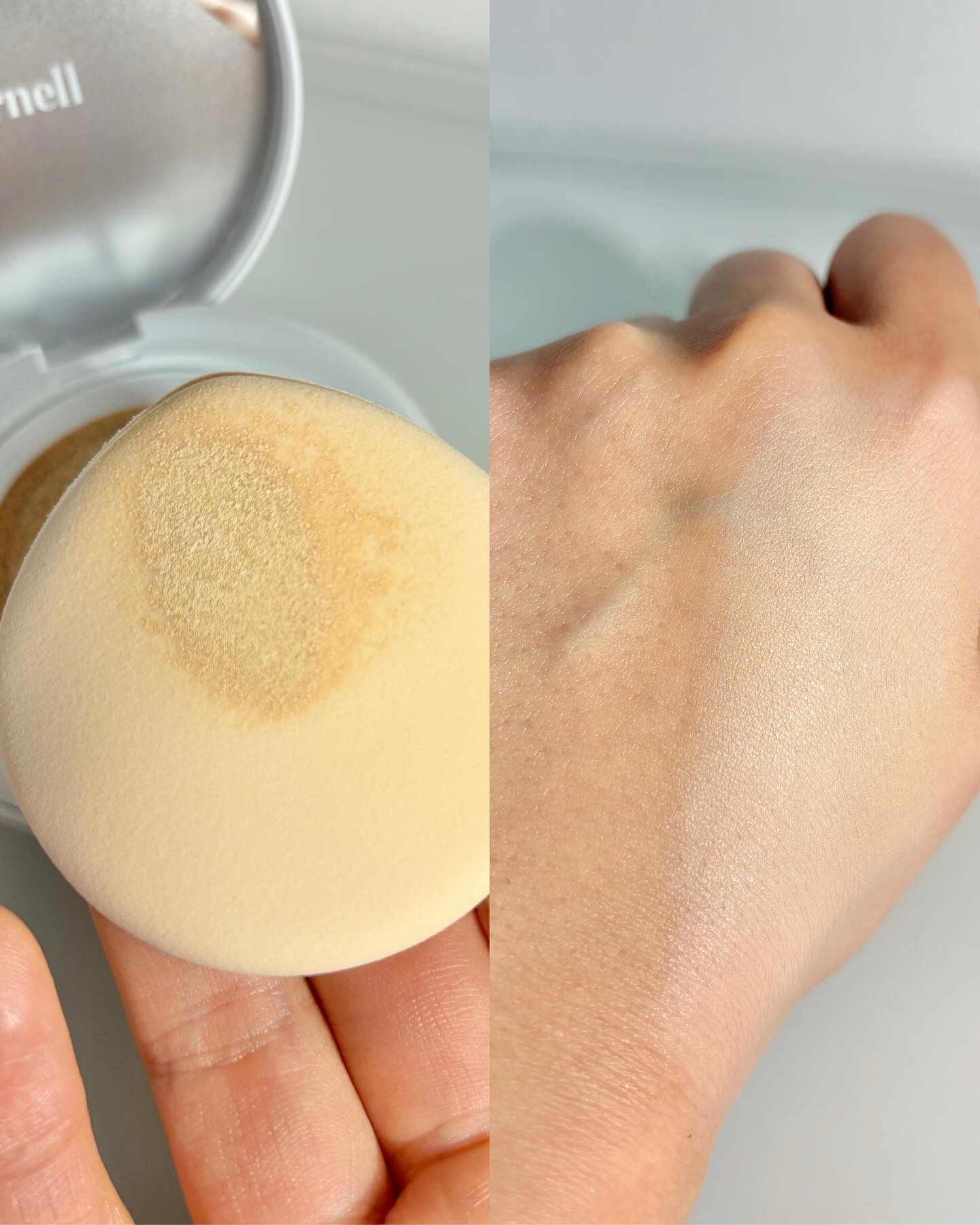 シカマヌ　セラム　クッションファンデ/parnell/クッションファンデーションを使ったクチコミ（2枚目）