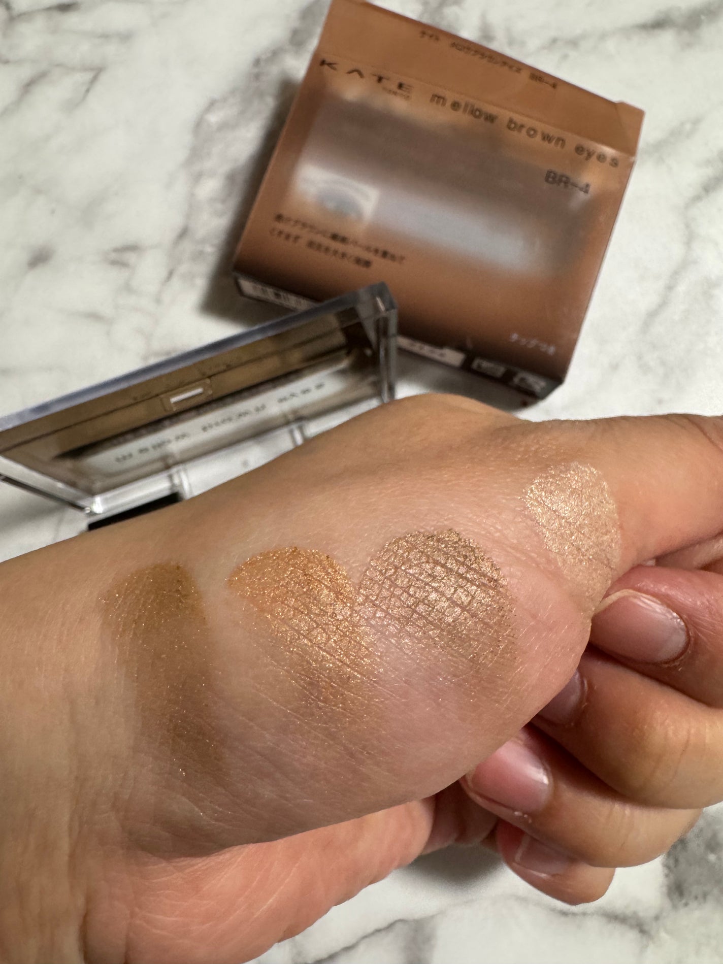 ケイト メロウブラウンアイズ/KATE/アイシャドウパレットを使ったクチコミ(2枚目)