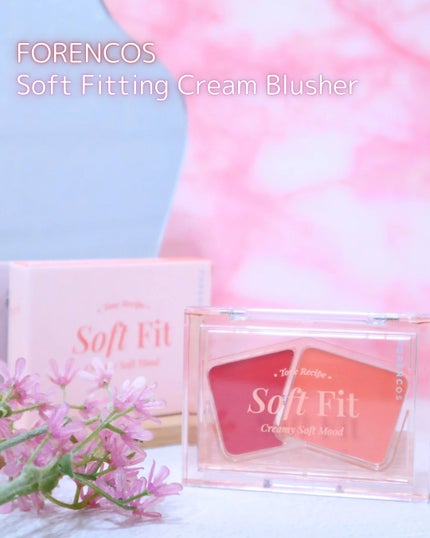 Soft Fitting Cream Blusher/フォレンコス/ジェル・クリームチークを使ったクチコミ(1枚目)