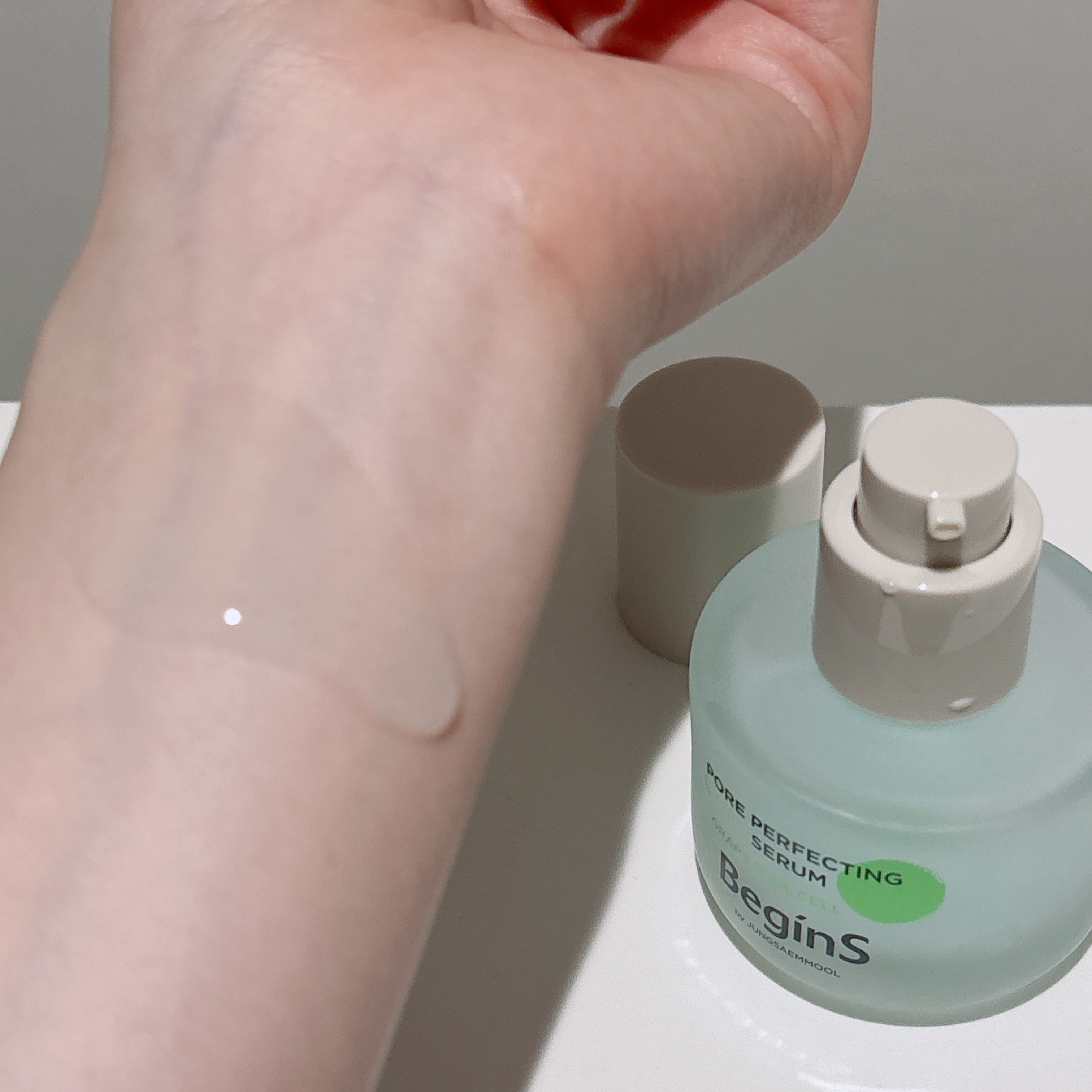 Pore Perfecting Serum/BeginS by JUNGSAEMMOOL/美容液を使ったクチコミ（2枚目）