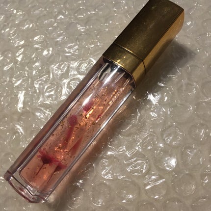 フラワーリップグロス 透明タイプ(金箔)/Kailijumei/リップグロスの画像