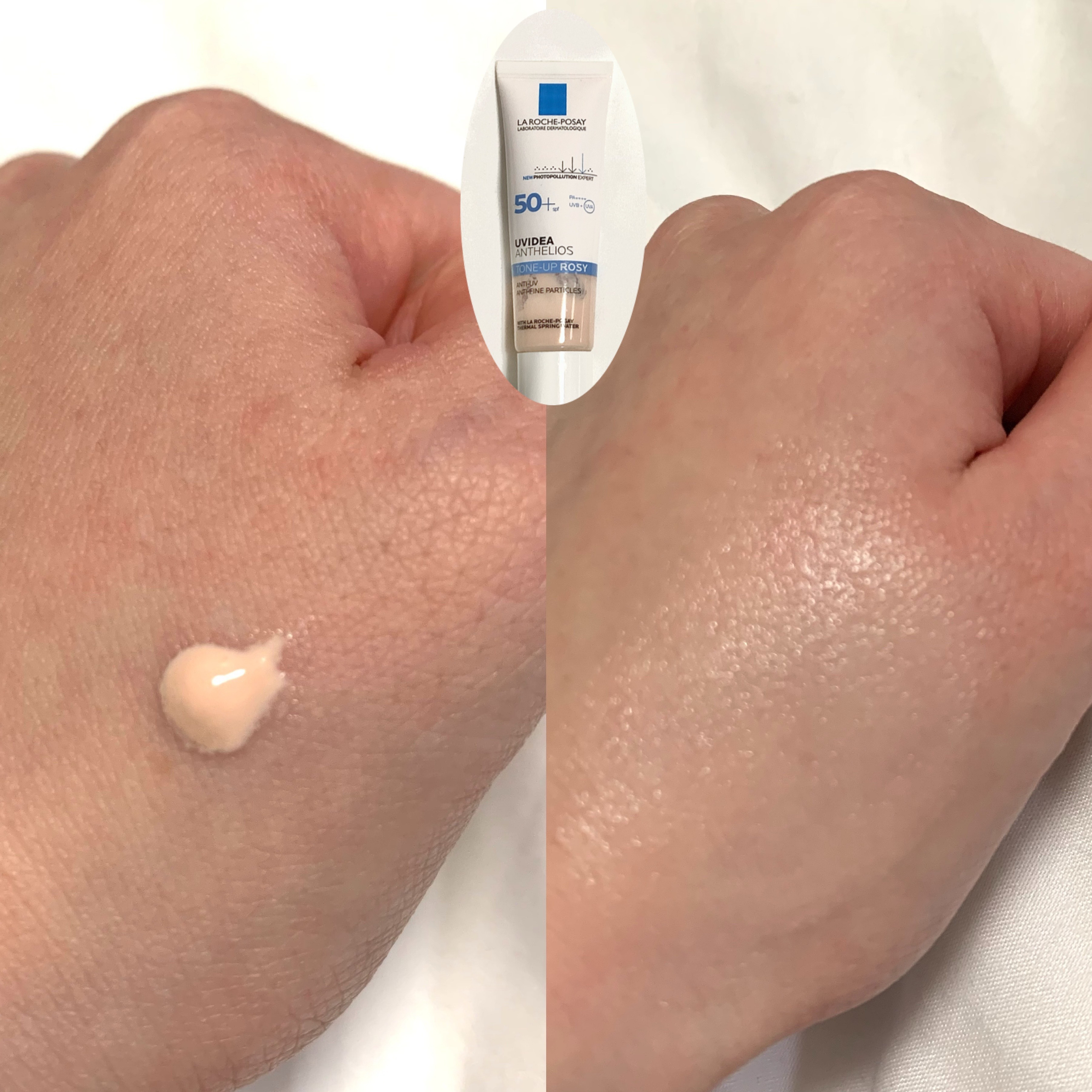UVイデア XL プロテクショントーンアップ ローズ/ラ ロッシュ ポゼ/日焼け止めクリームを使ったクチコミ（2枚目）