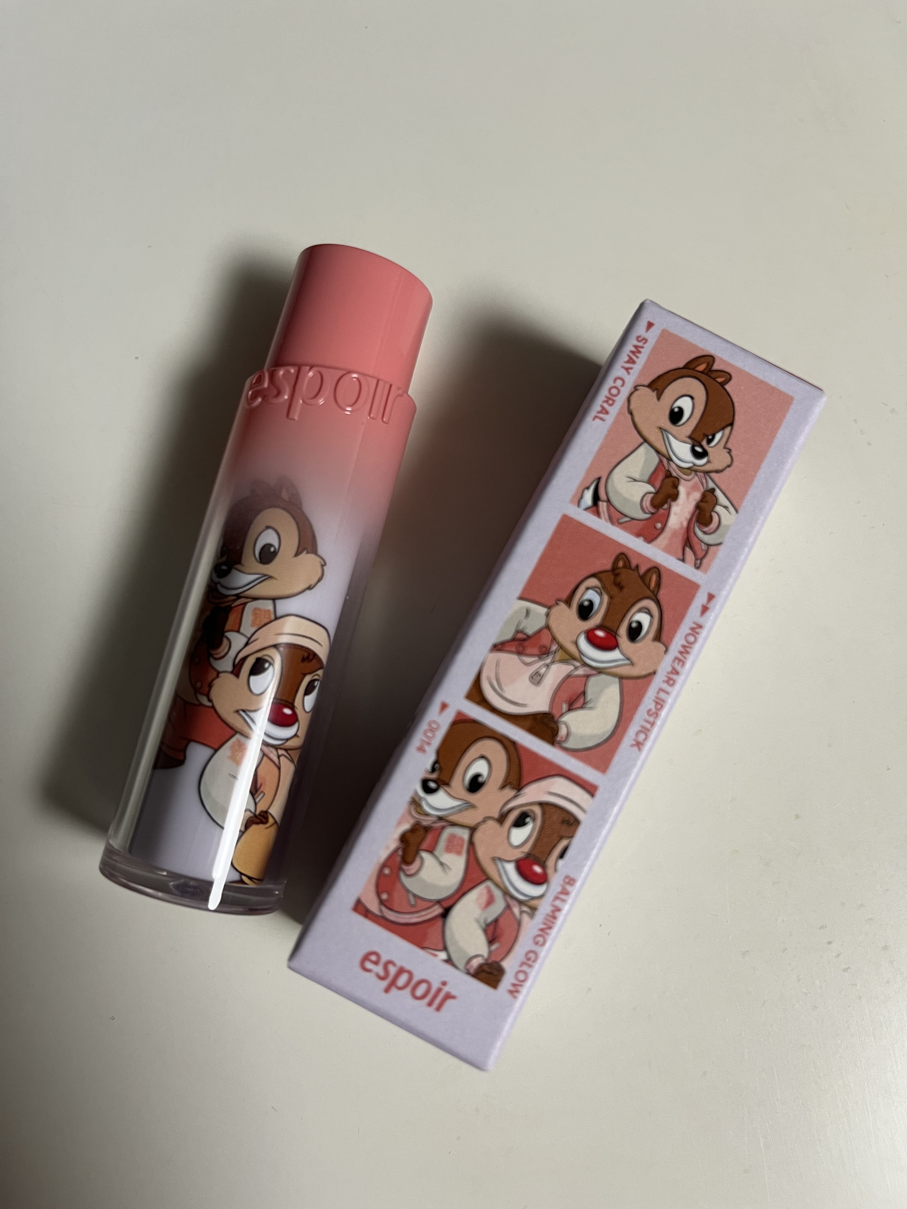 ノーウェアリップスティック バーミンググロー/espoir/口紅を使ったクチコミ（1枚目）