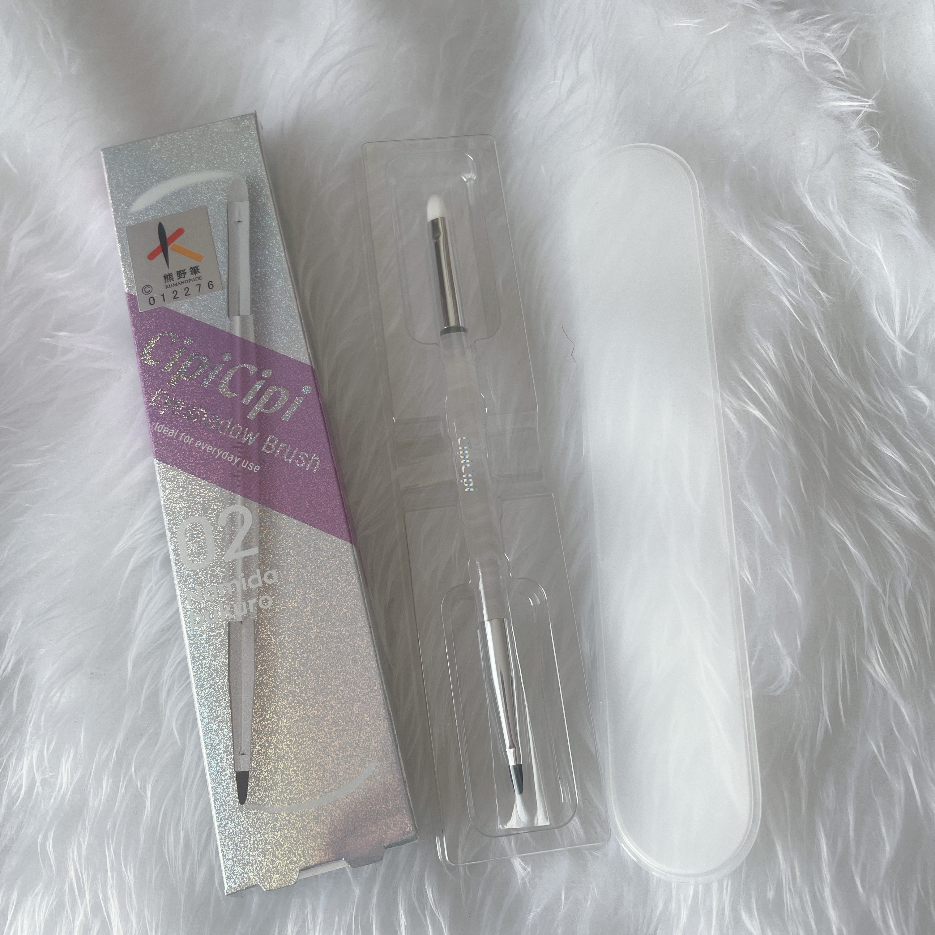 アイシャドウブラシ 熊野筆 02 涙袋/CipiCipi/メイクブラシを使ったクチコミ（1枚目）