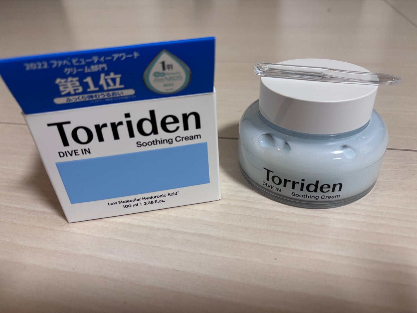 ダイブインスージングクリーム/Torriden/フェイスクリームを使ったクチコミ(1枚目)