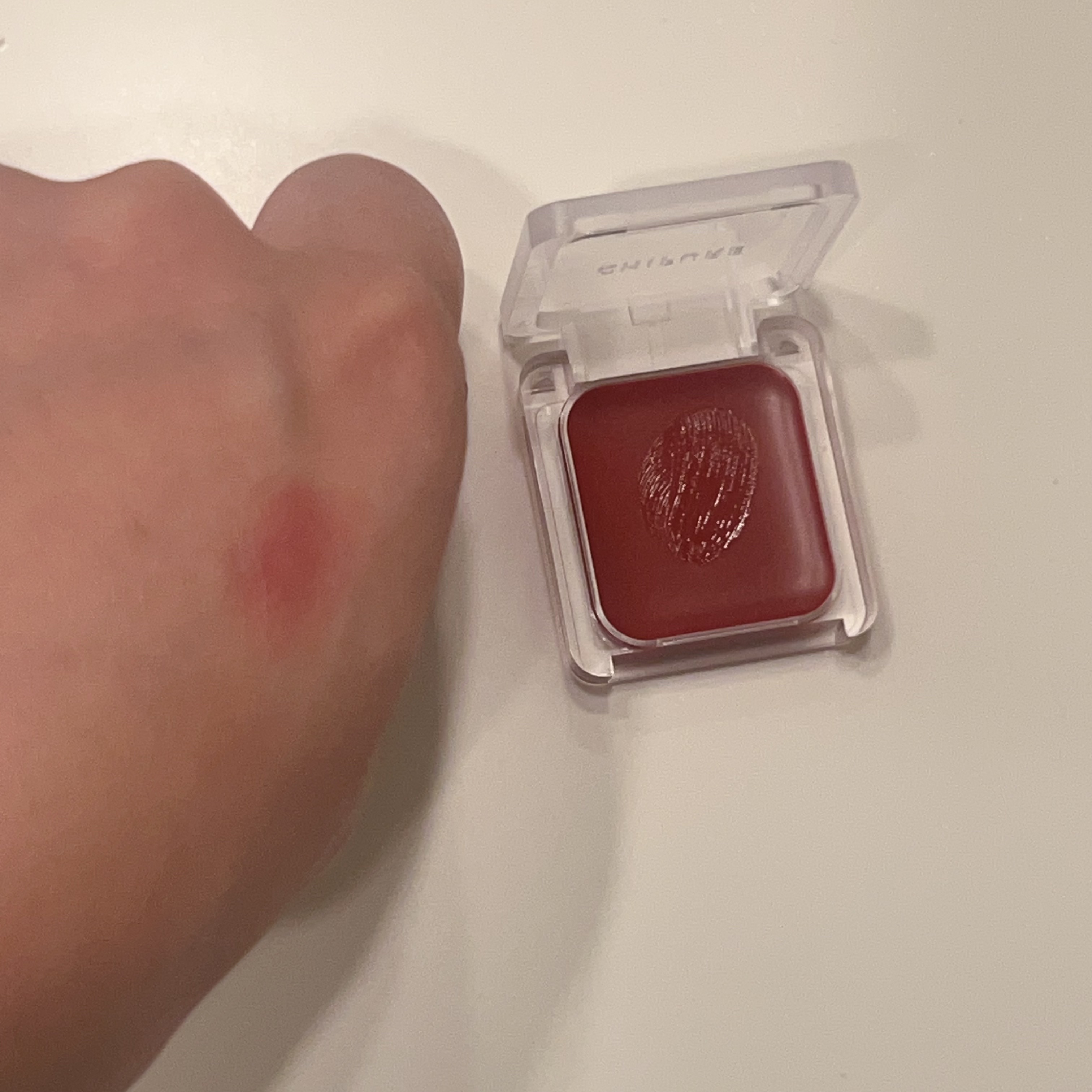 リップ ＆ チーク バーム/ちふれ/口紅を使ったクチコミ（3枚目）