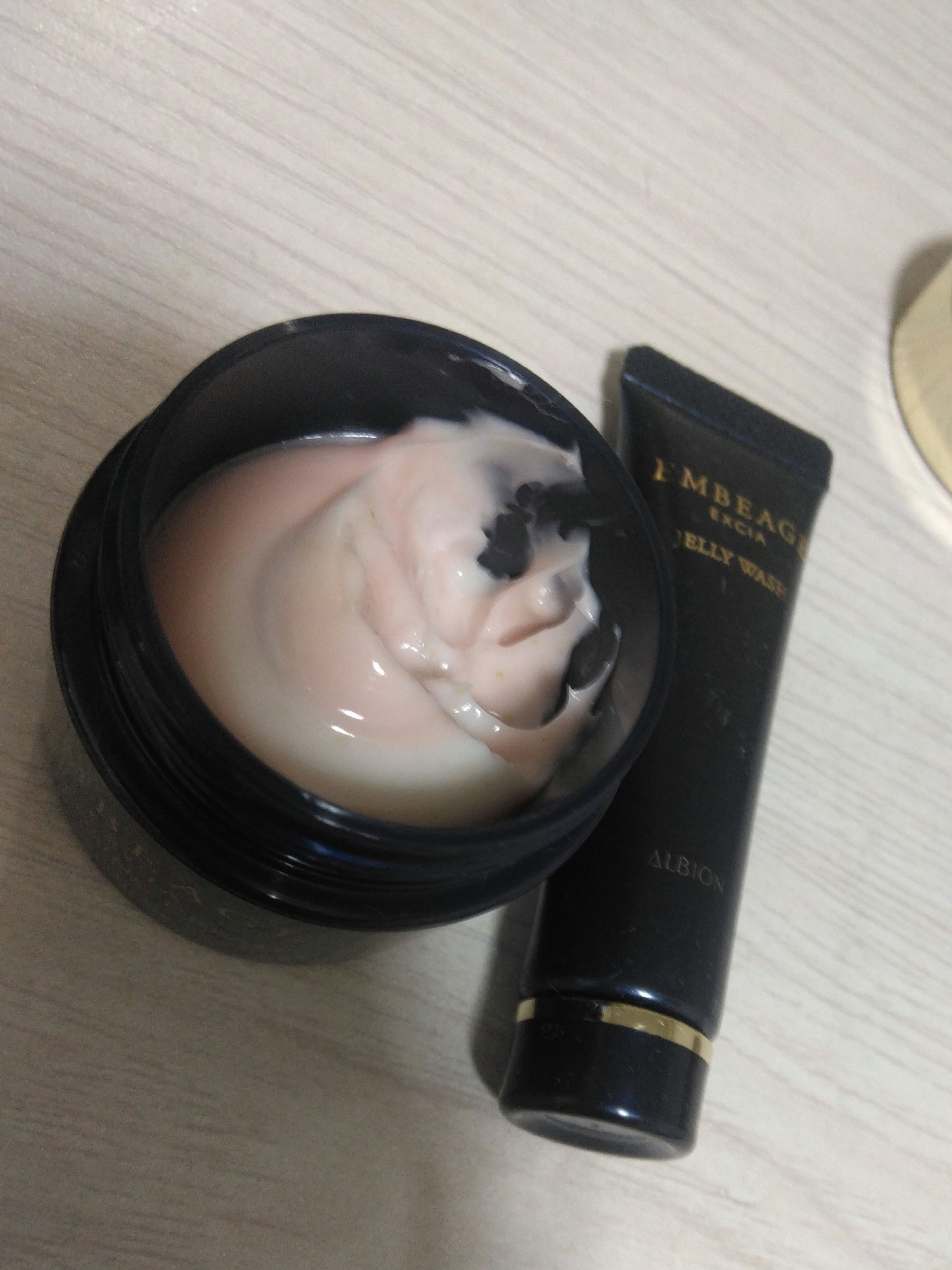 エクシア アンベアージュ クレンジングクリーム/ALBION/クレンジングクリームを使ったクチコミ（2枚目）