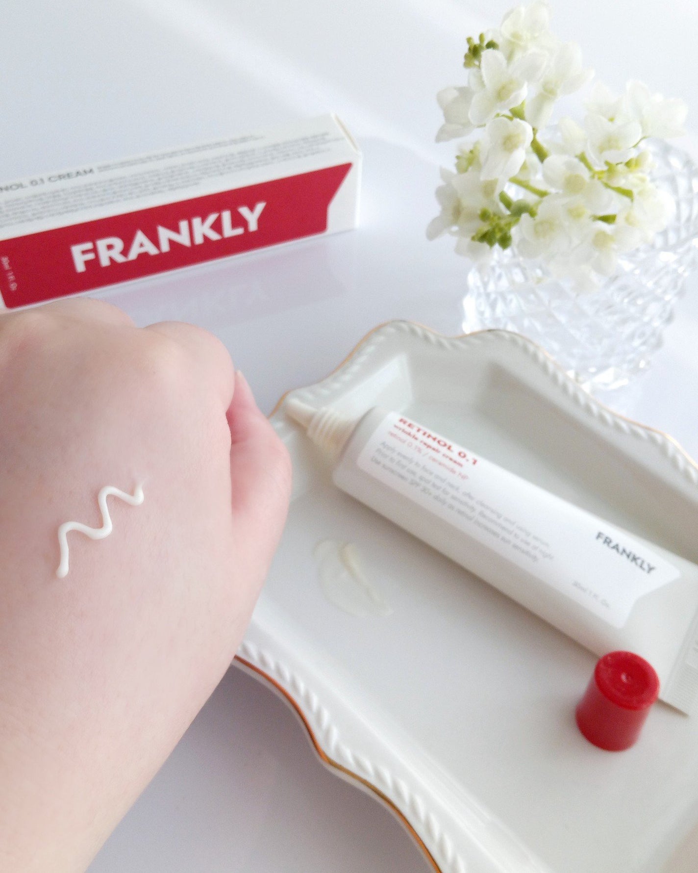 レチノール0.1%クリーム/Frankly/フェイスクリームを使ったクチコミ(3枚目)