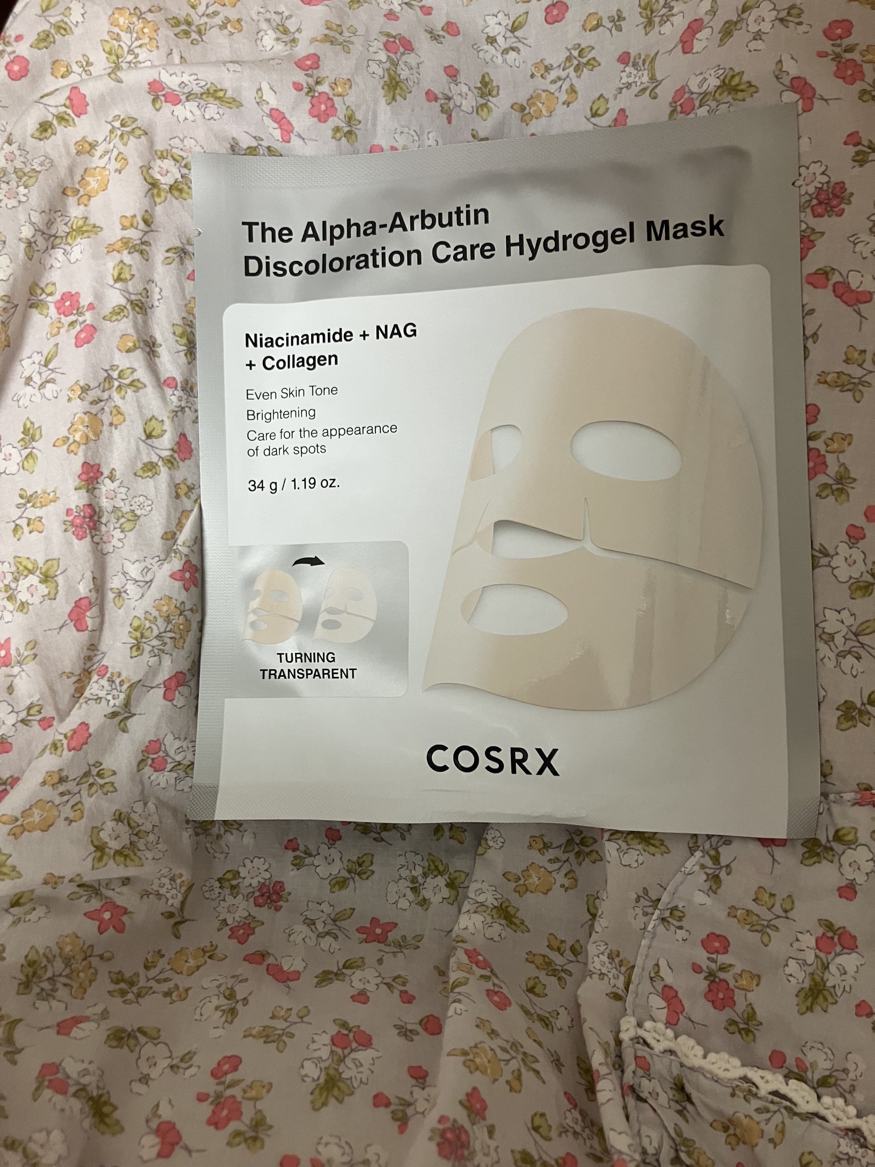 RXザ・アルファ アルブチン ハイドロゲルパック/COSRX/シートマスク・パックを使ったクチコミ（2枚目）