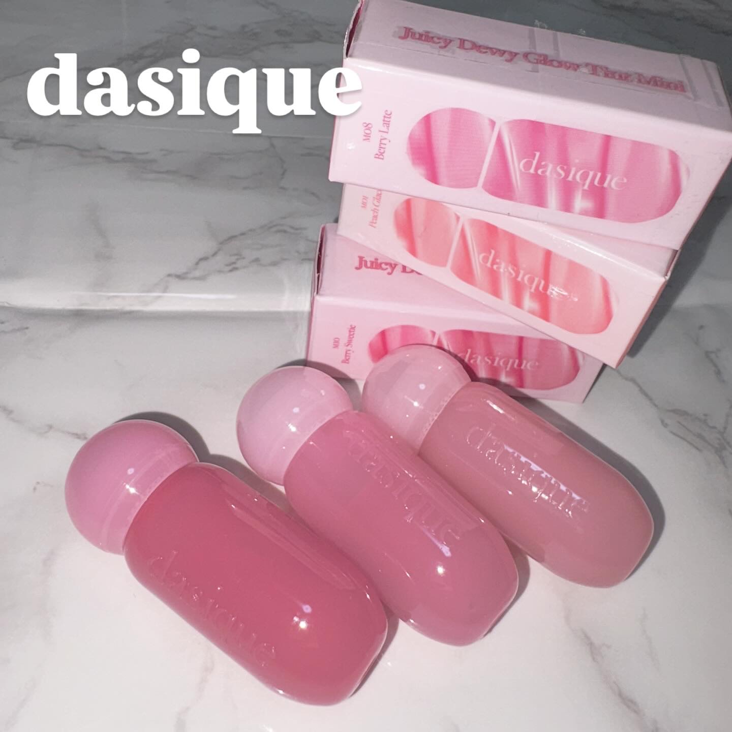 ジューシーデューイグロウティント/dasique/リップティントを使ったクチコミ（1枚目）