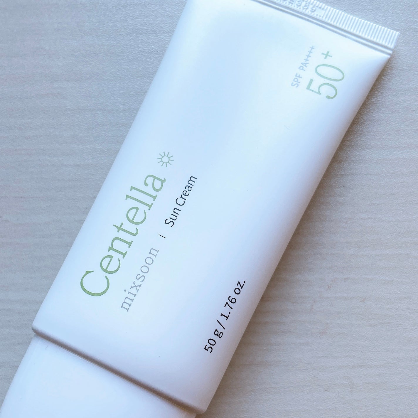 ツボクサ サンクリーム/mixsoon/日焼け止めクリームを使ったクチコミ(1枚目)