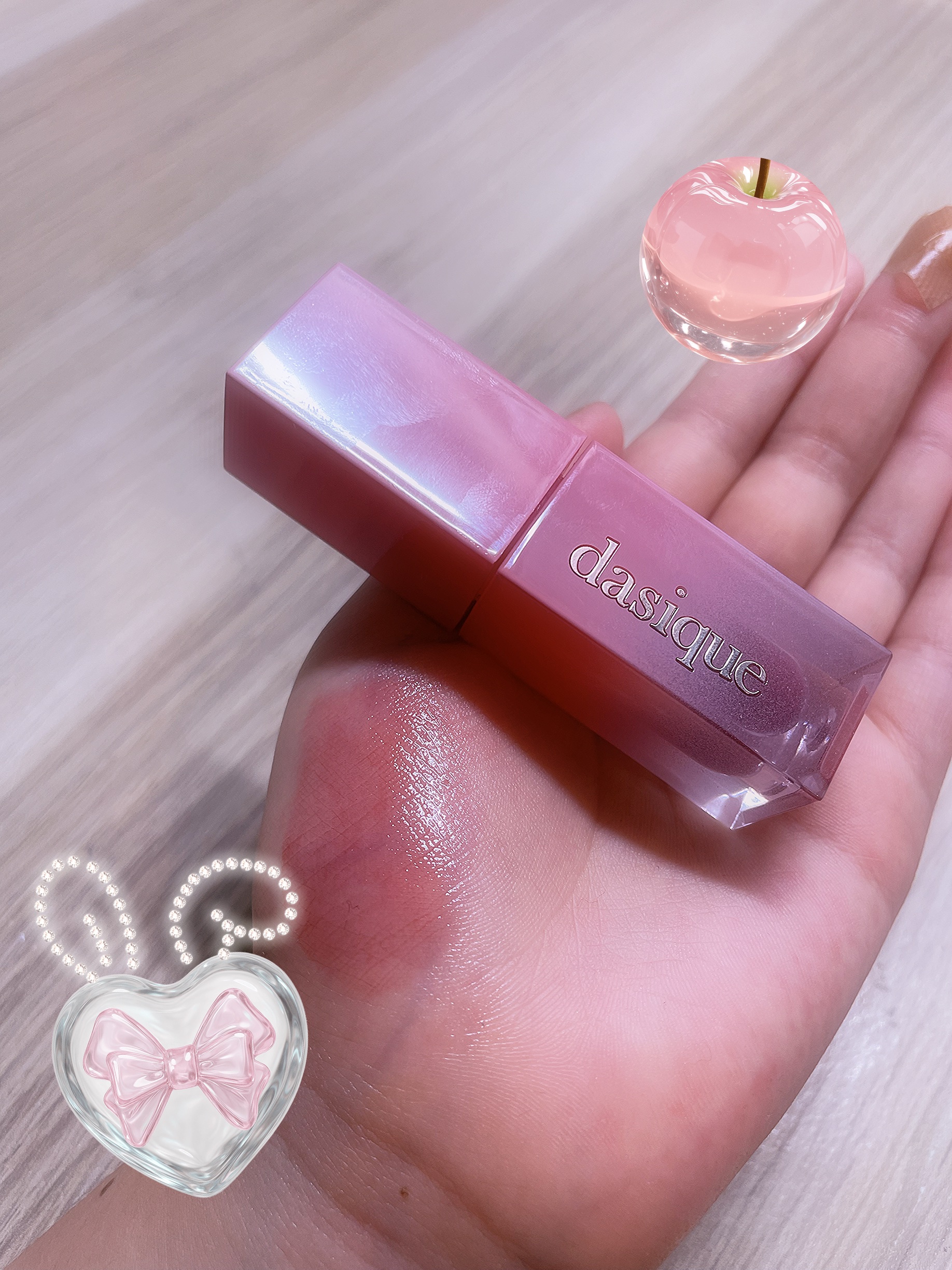 JUDYDOLL ぷるジュレチューブグロス 02 いちごジャム/JUDYDOLL/リップグロスを使ったクチコミ（3枚目）