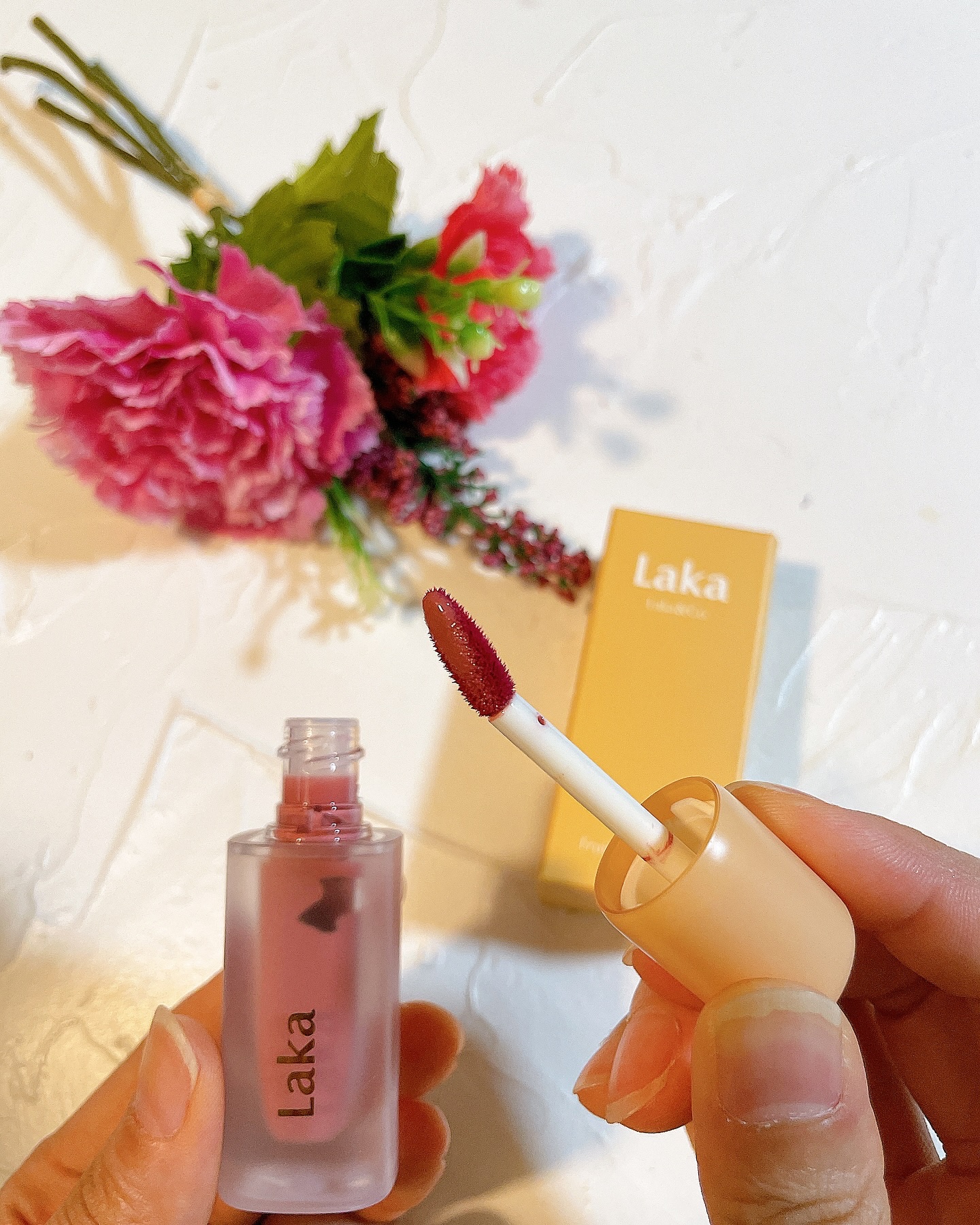 フルーティーグラムティント/Laka/リップティントを使ったクチコミ（3枚目）