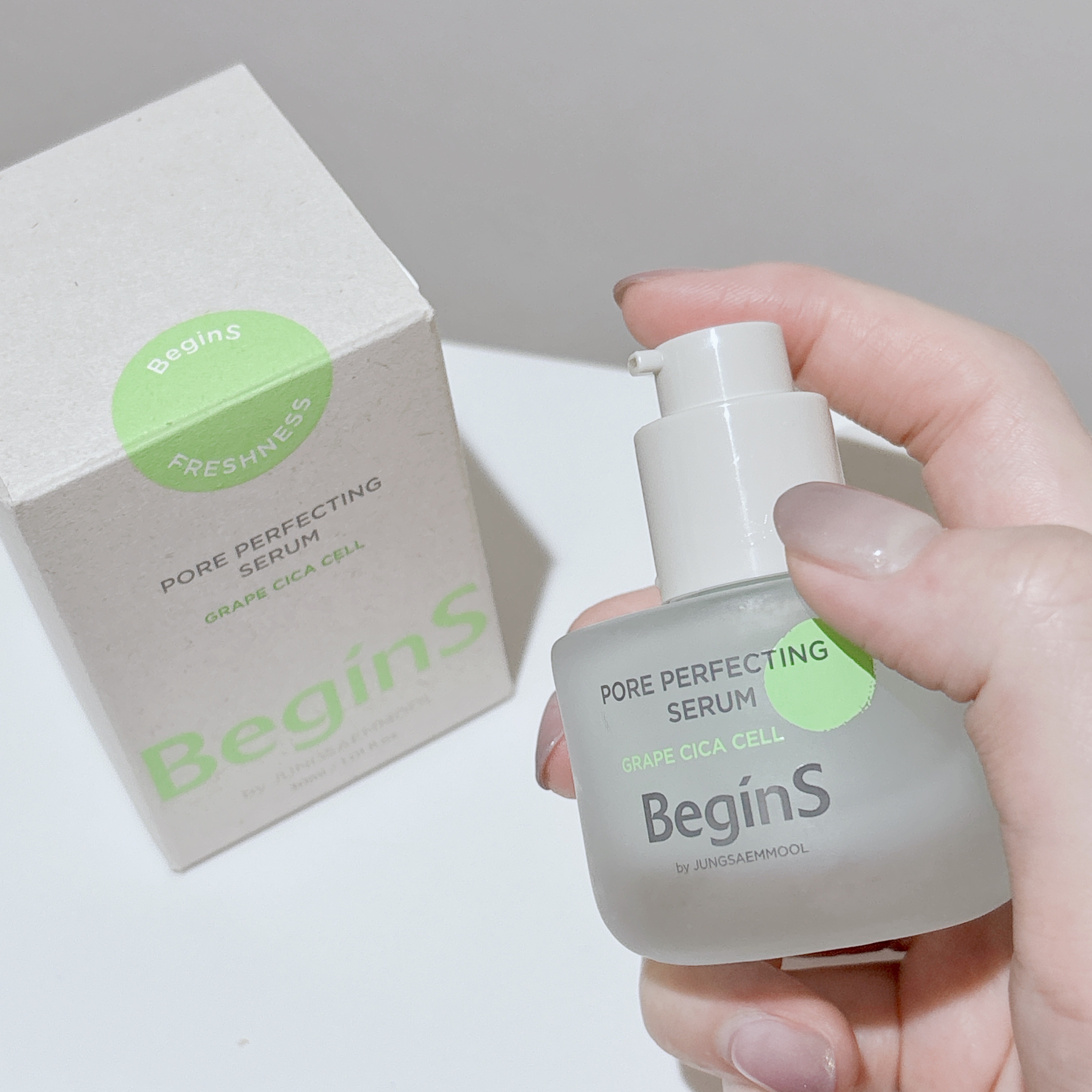 Pore Perfecting Serum/BeginS by JUNGSAEMMOOL/美容液を使ったクチコミ（3枚目）