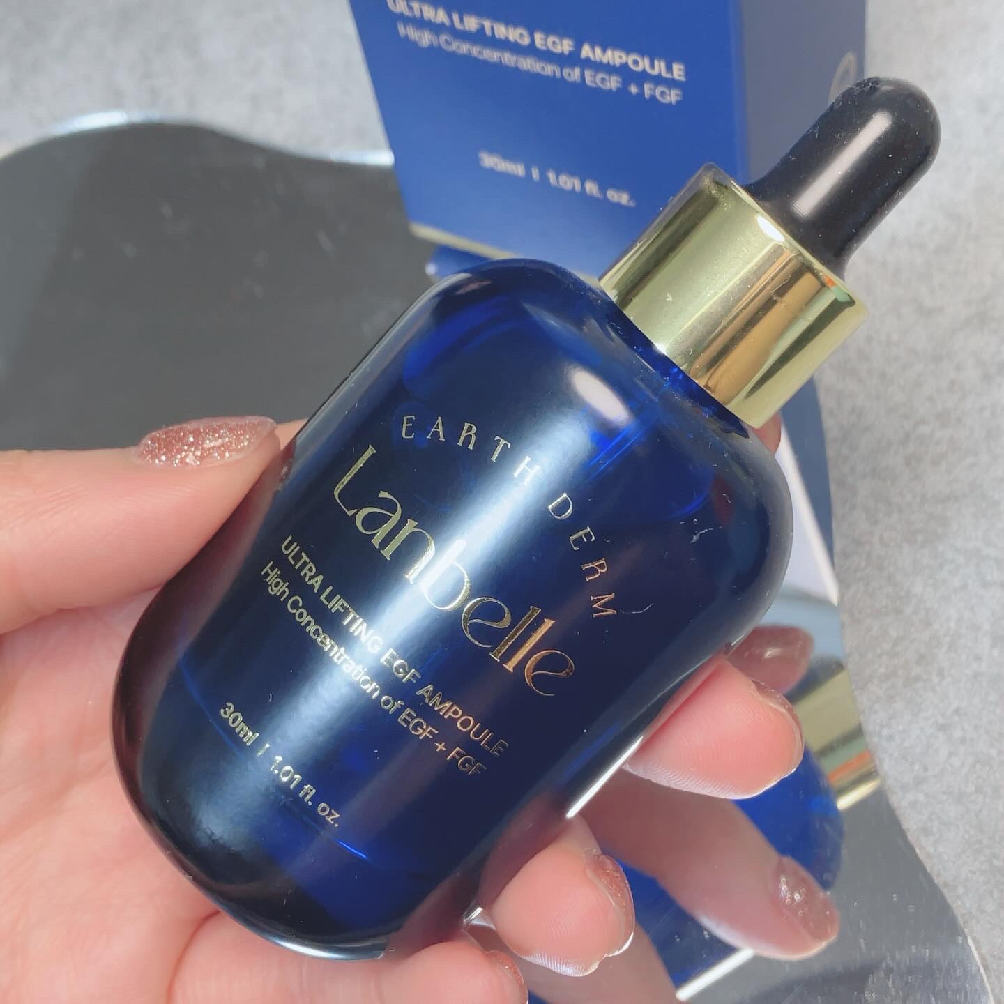 ウルトラリフティングEGFアンプル/LANBELLE/美容液を使ったクチコミ（2枚目）