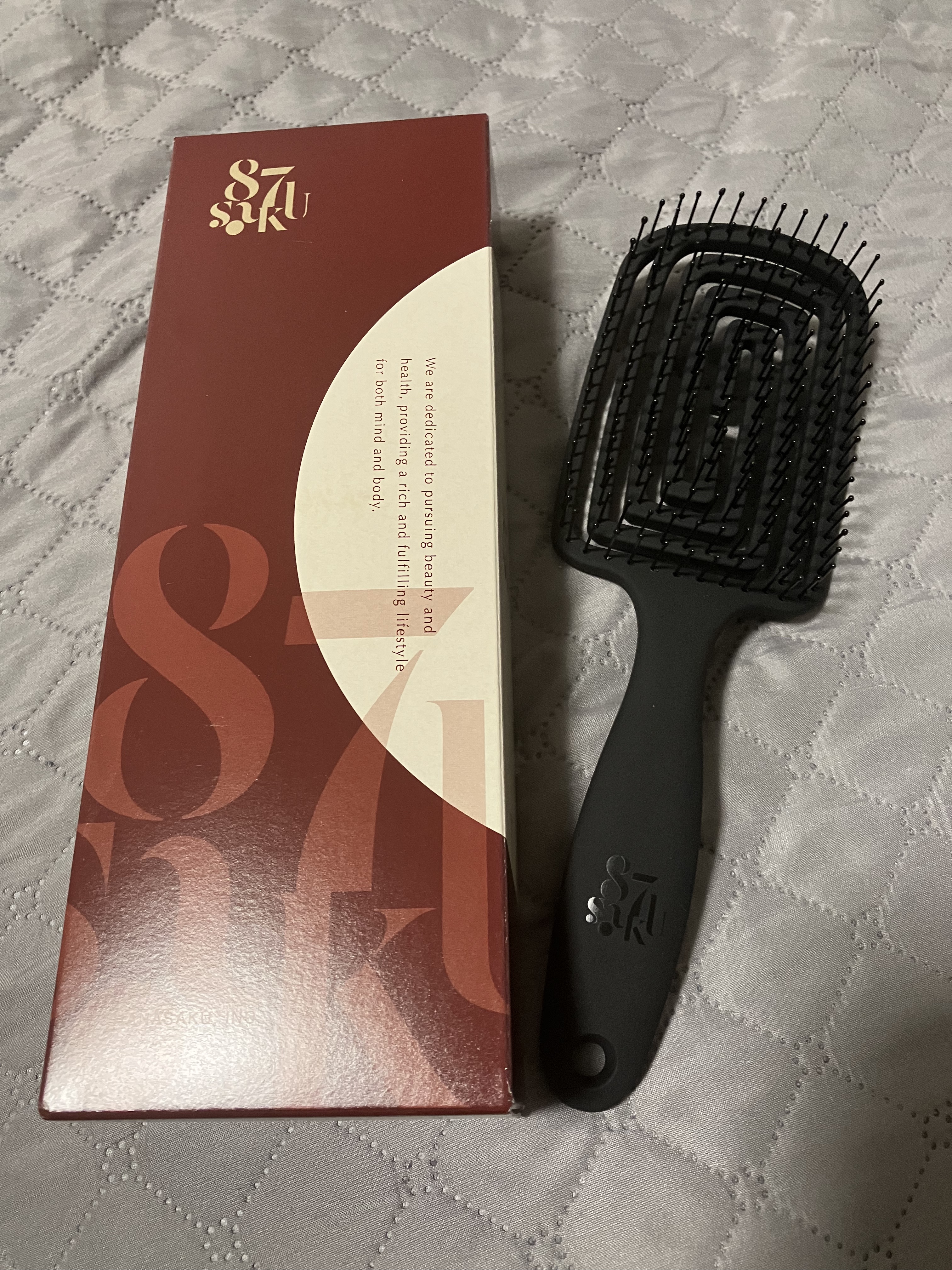 87saku ハナサク 速乾ブラシ/87saku/ヘアブラシを使ったクチコミ（1枚目）