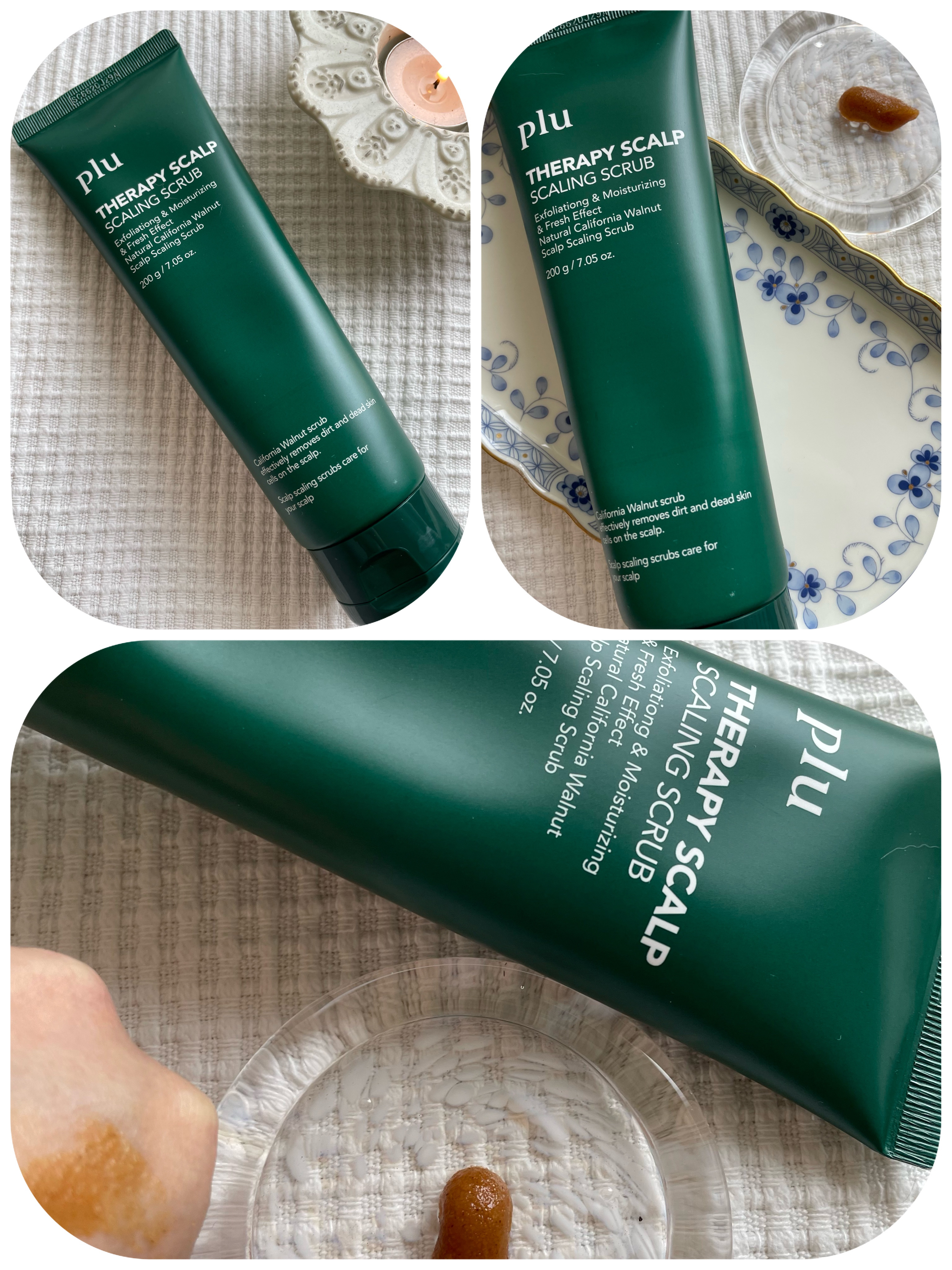 plu セラピースカルプスケーリングスクラブのクチコミ「pluさんから
セラピースカルプスケーリングスクラブ
#提供 いただき使ってみました。

頭皮.....」（1枚目）