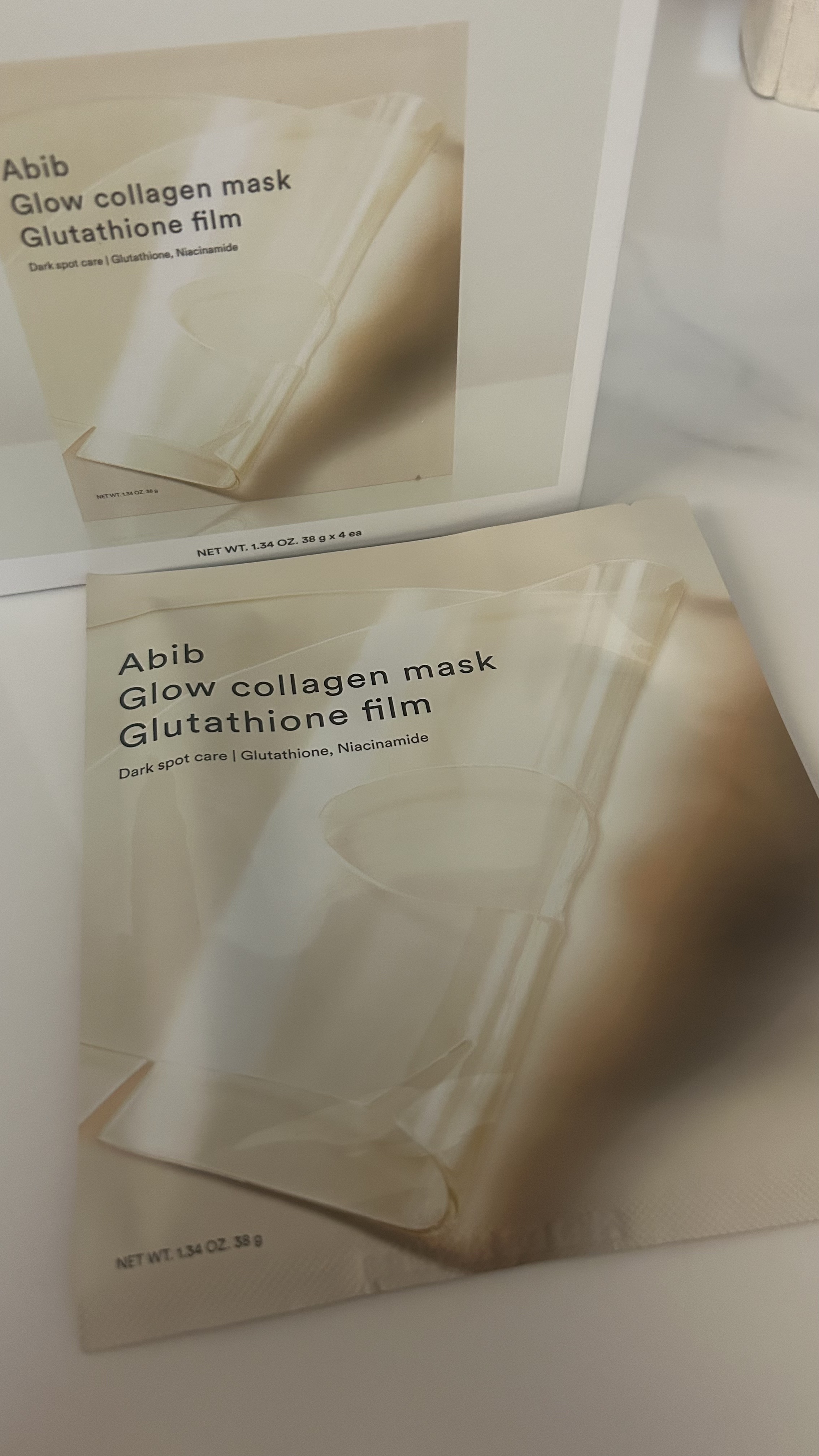 グルタチオンフィルムコラーゲンマスク/Abib /シートマスク・パックを使ったクチコミ（1枚目）