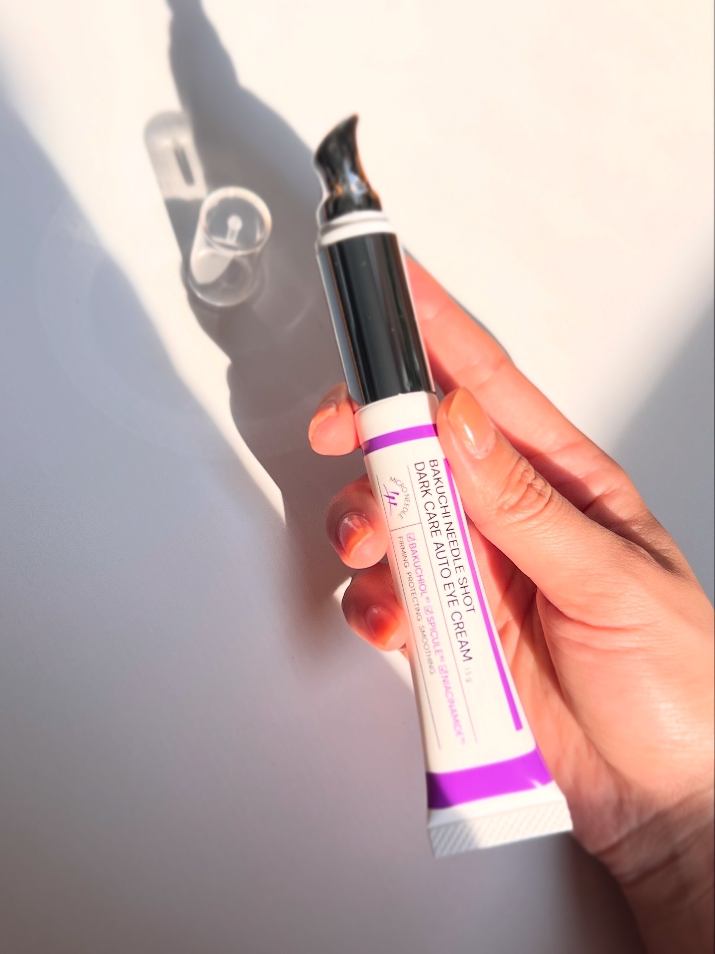 BAKUCHI NEEDLE SHOT DARK CARE AUTO EYE CREAM/LIALUSTER/アイケア・アイクリームを使ったクチコミ（2枚目）