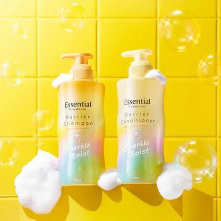エッセンシャルプレミアム バリアシャンプー・コンディショナー スパークルモイスト/エッセンシャル/市販シャンプーを使ったクチコミ（1枚目）