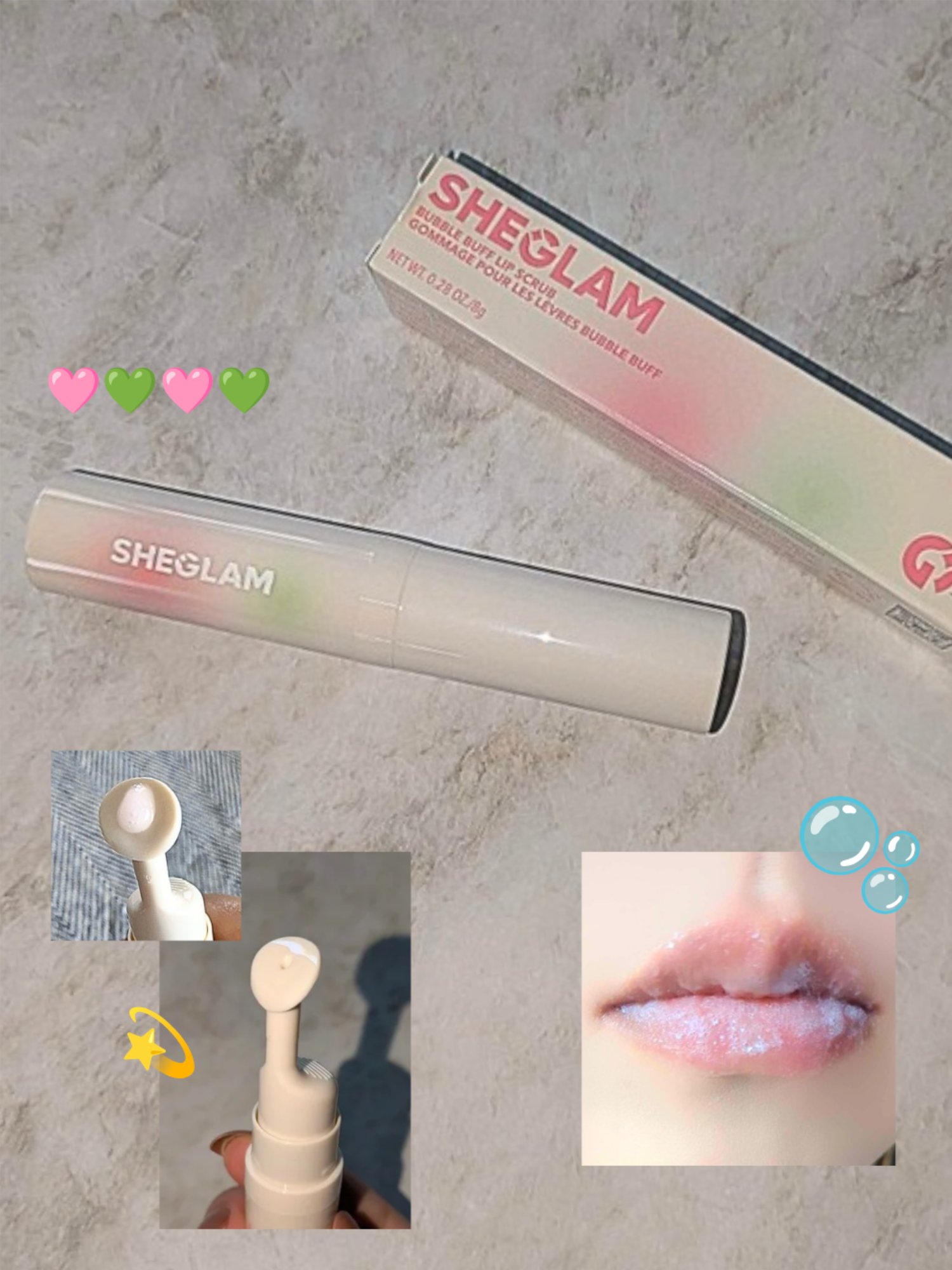 バブルバフ リップスクラブ/SHEGLAM/リップスクラブを使ったクチコミ（1枚目）