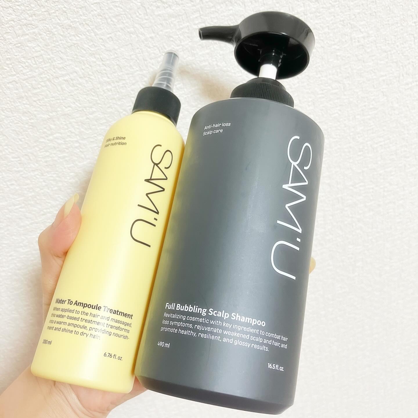 ウォータートゥーアンプルトリートメント/SAM'U/アウトバストリートメントを使ったクチコミ（1枚目）