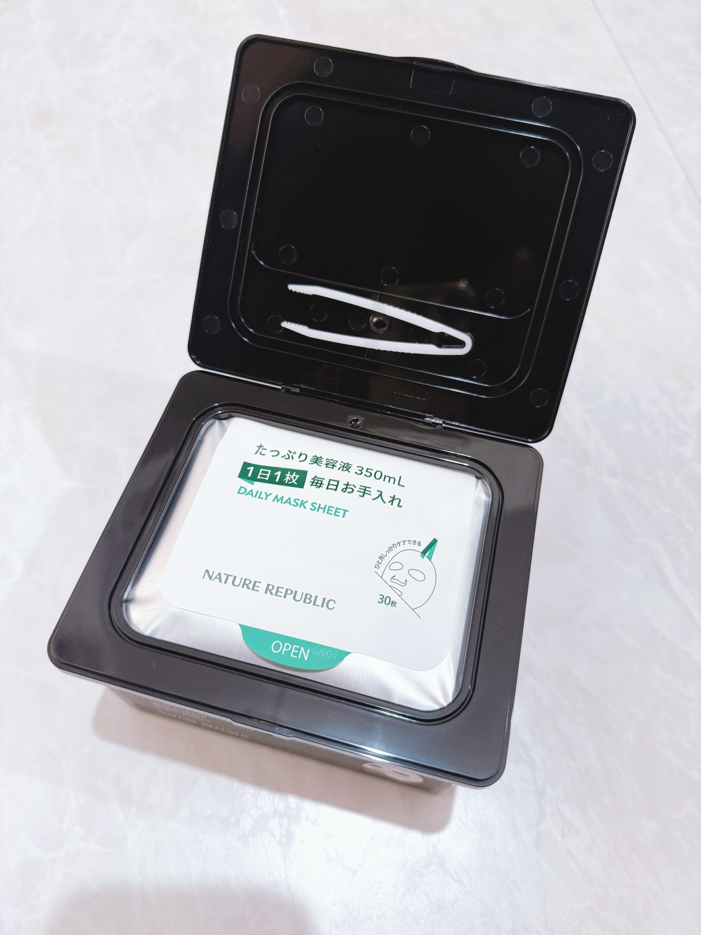 ブラックPDRN デイリーシートマスク/ネイチャーリパブリック/シートマスク・パックを使ったクチコミ(3枚目)