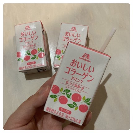 おいしいコラーゲンドリンク/森永製菓/美容ドリンクを使ったクチコミ(1枚目)