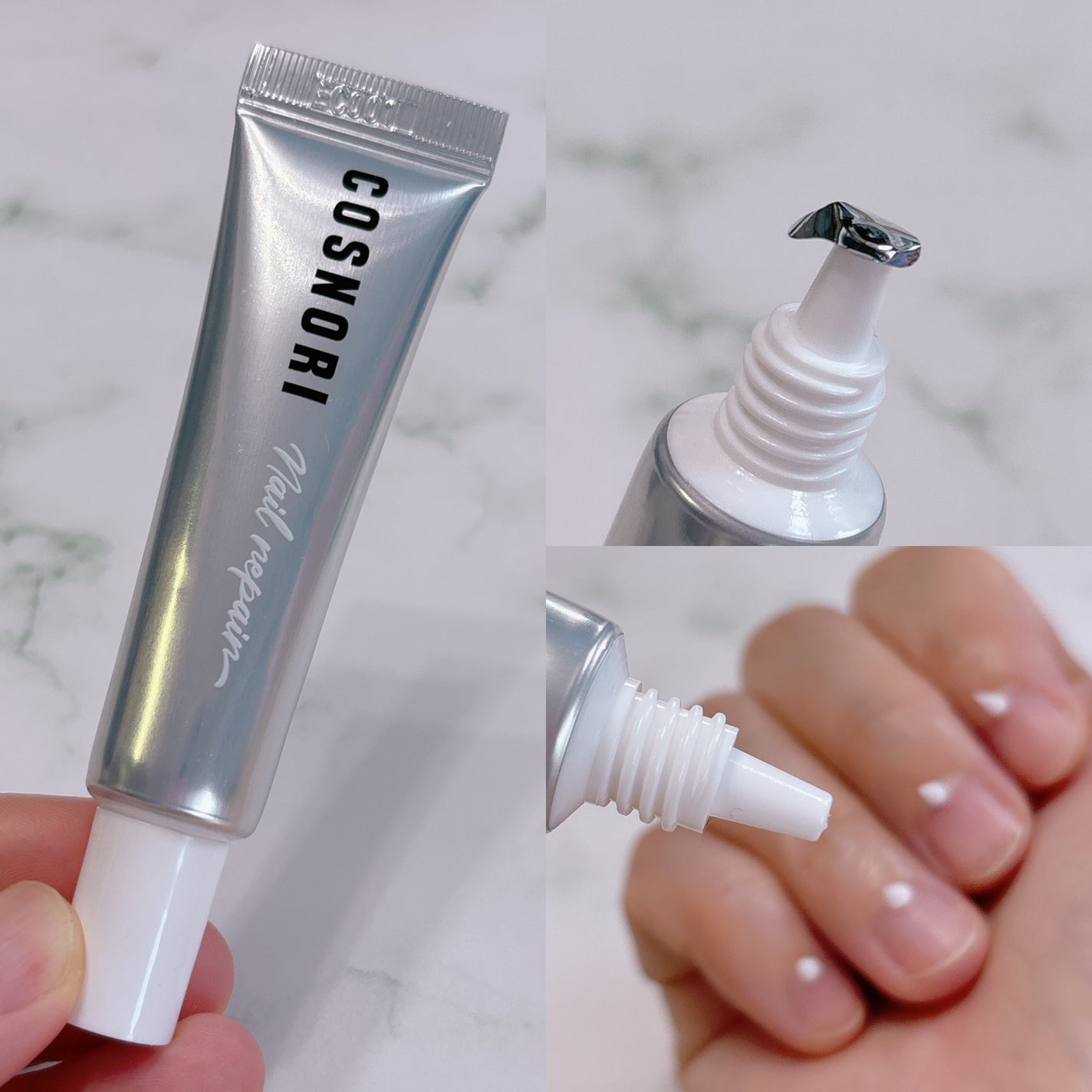 シルクリペアネイルクリーム/COSNORI/ネイルオイル・トリートメントを使ったクチコミ(2枚目)