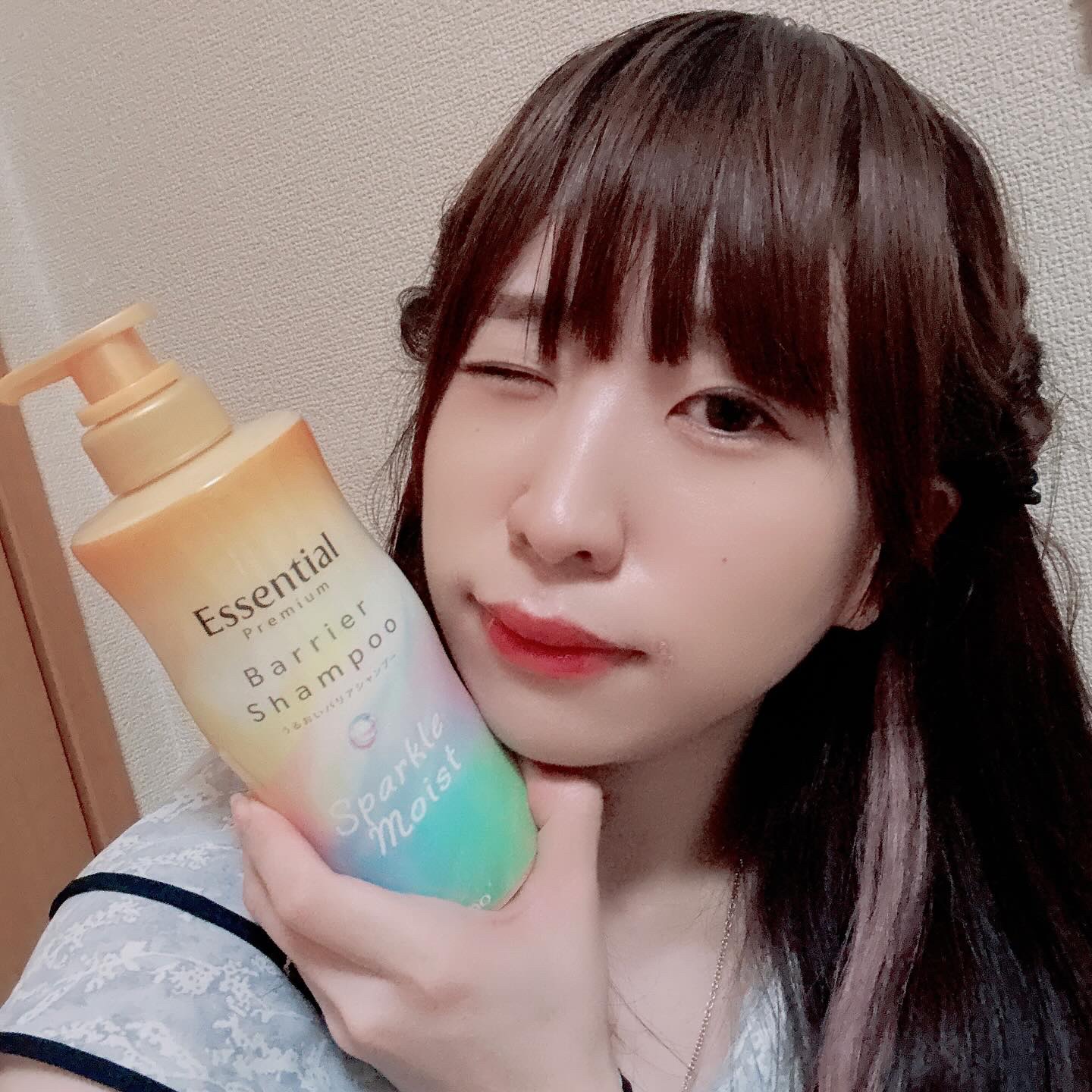 エッセンシャルプレミアム バリアシャンプー・コンディショナー スパークルモイスト/エッセンシャル/市販シャンプーを使ったクチコミ（1枚目）