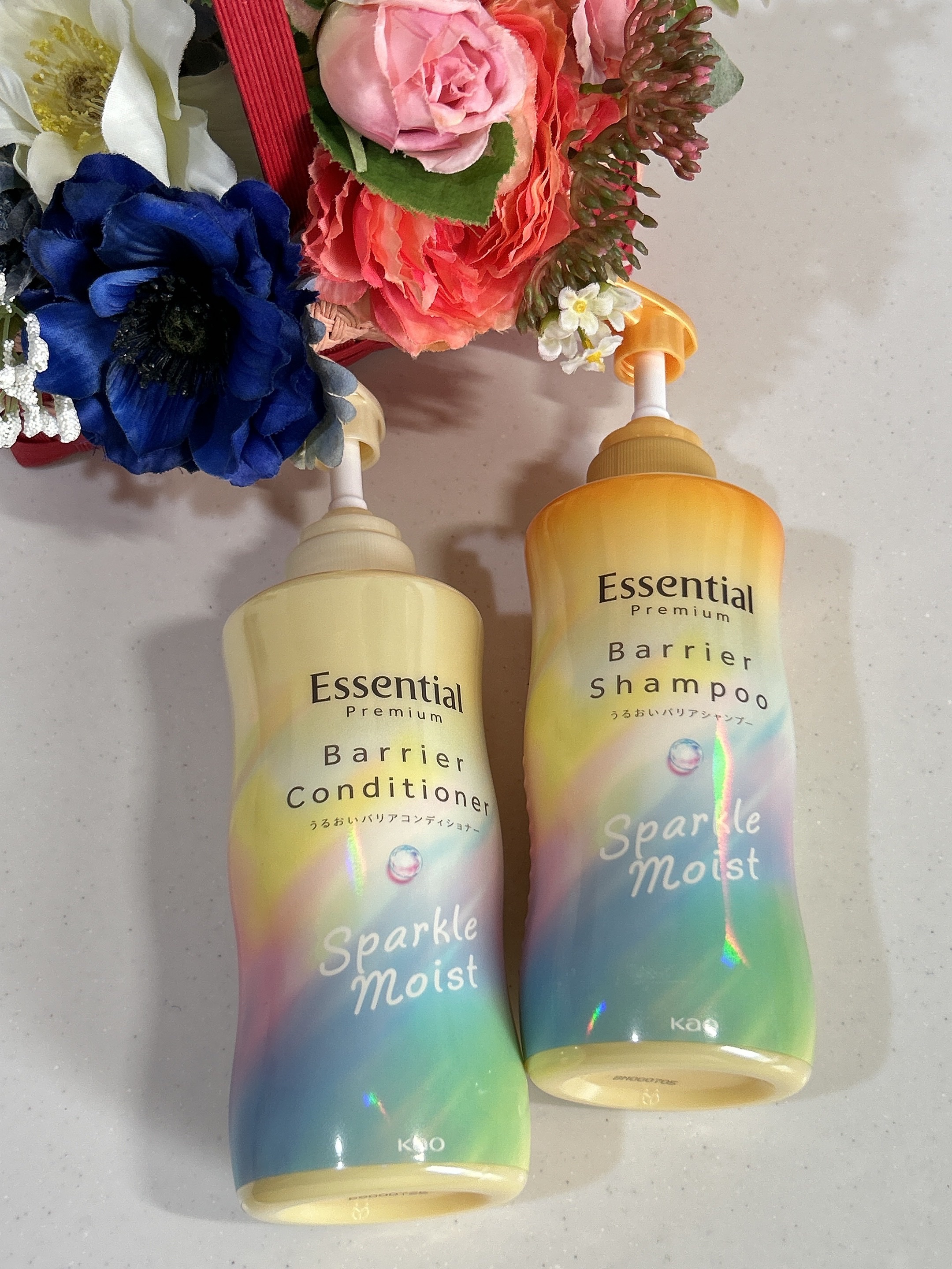 エッセンシャルプレミアム バリアシャンプー・コンディショナー スパークルモイスト/エッセンシャル/市販シャンプーを使ったクチコミ（1枚目）