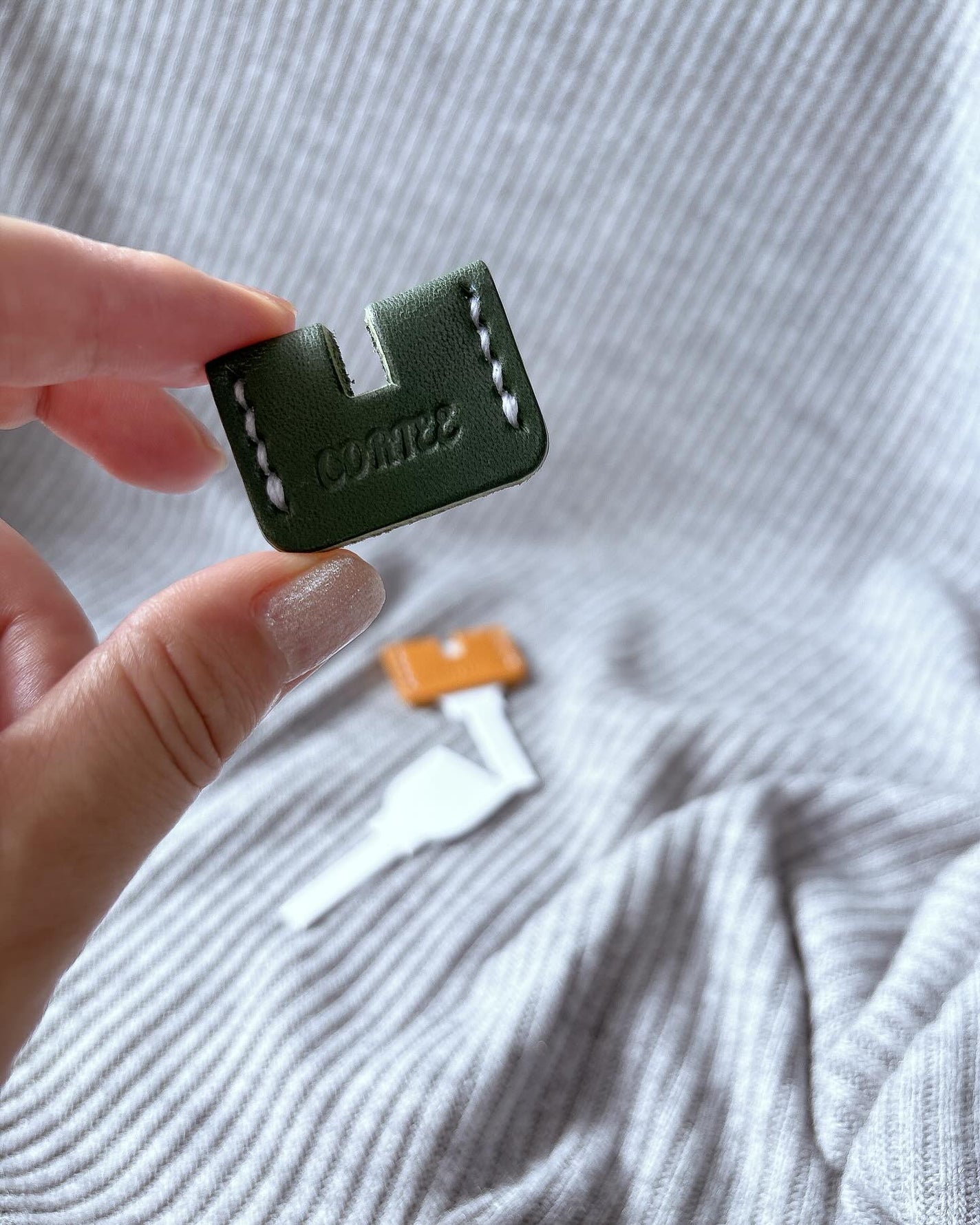 kz*フォロバ💯 on LIPS 「🔑【CORTEE】オリジナルカラフルキーカバー沖縄から届いた革..」(2枚目)