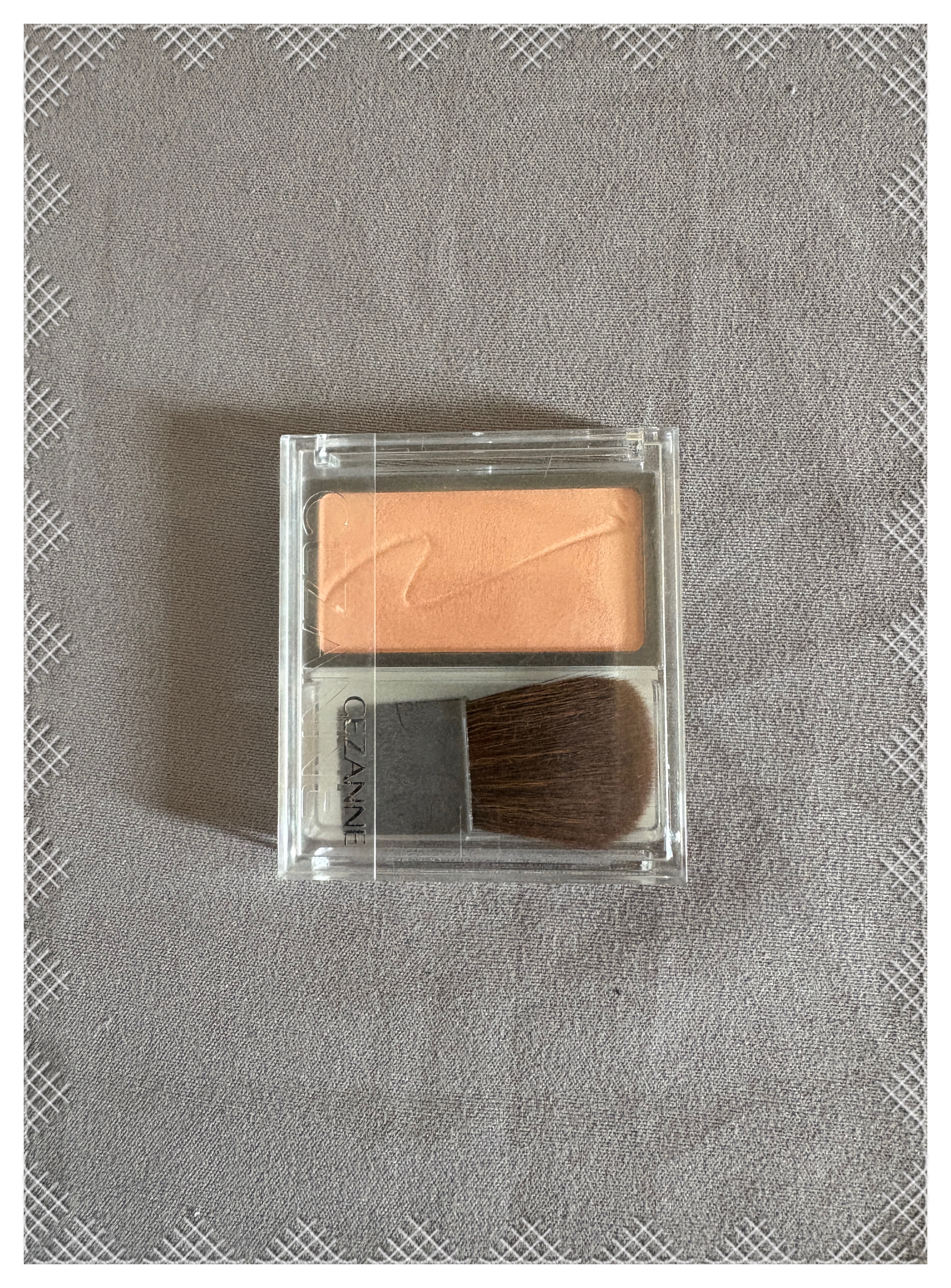 チークブラッシュ/CEZANNE/パウダーチークを使ったクチコミ（1枚目）